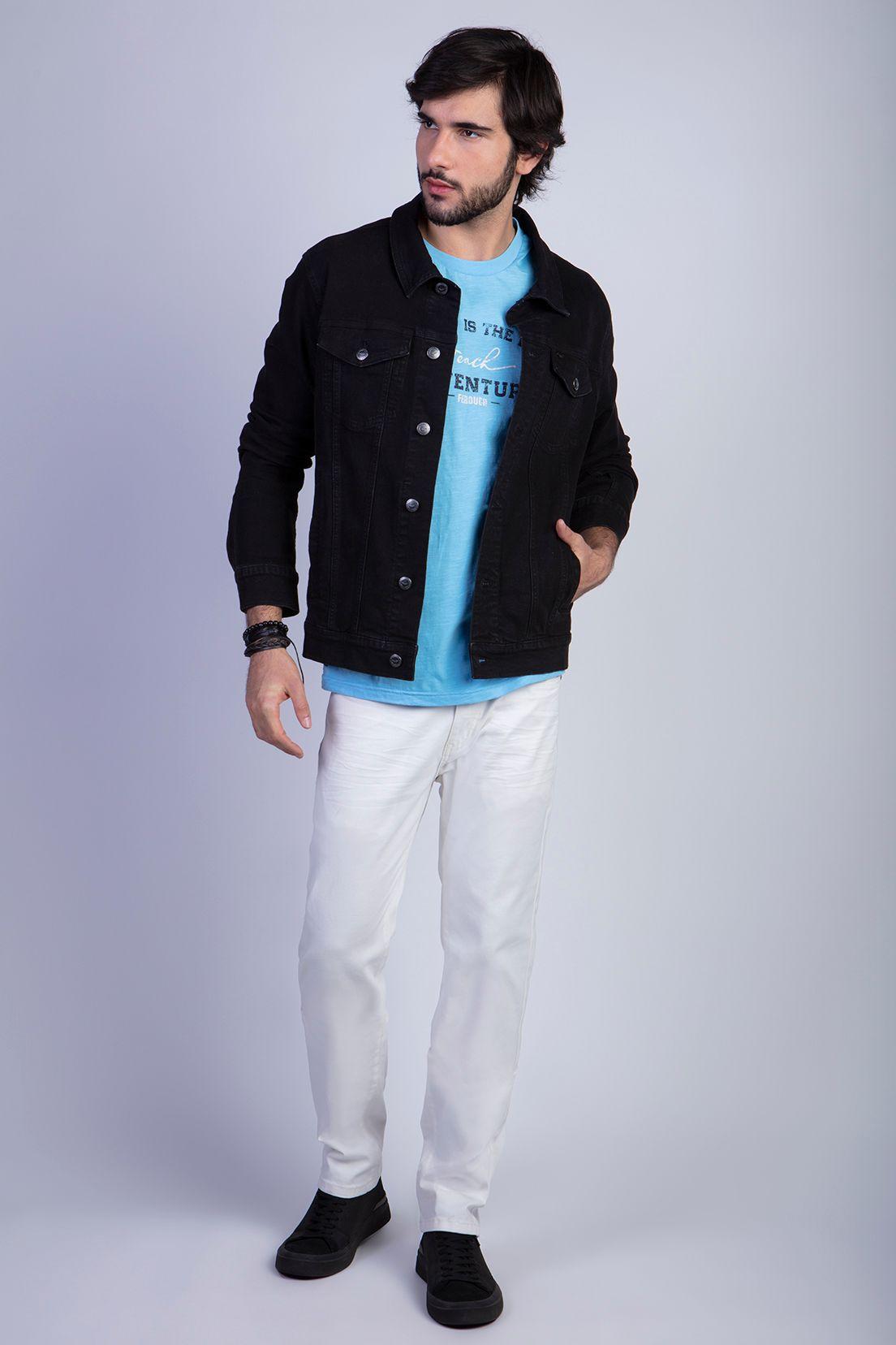 Chaqueta Basic Denimfj Black-2