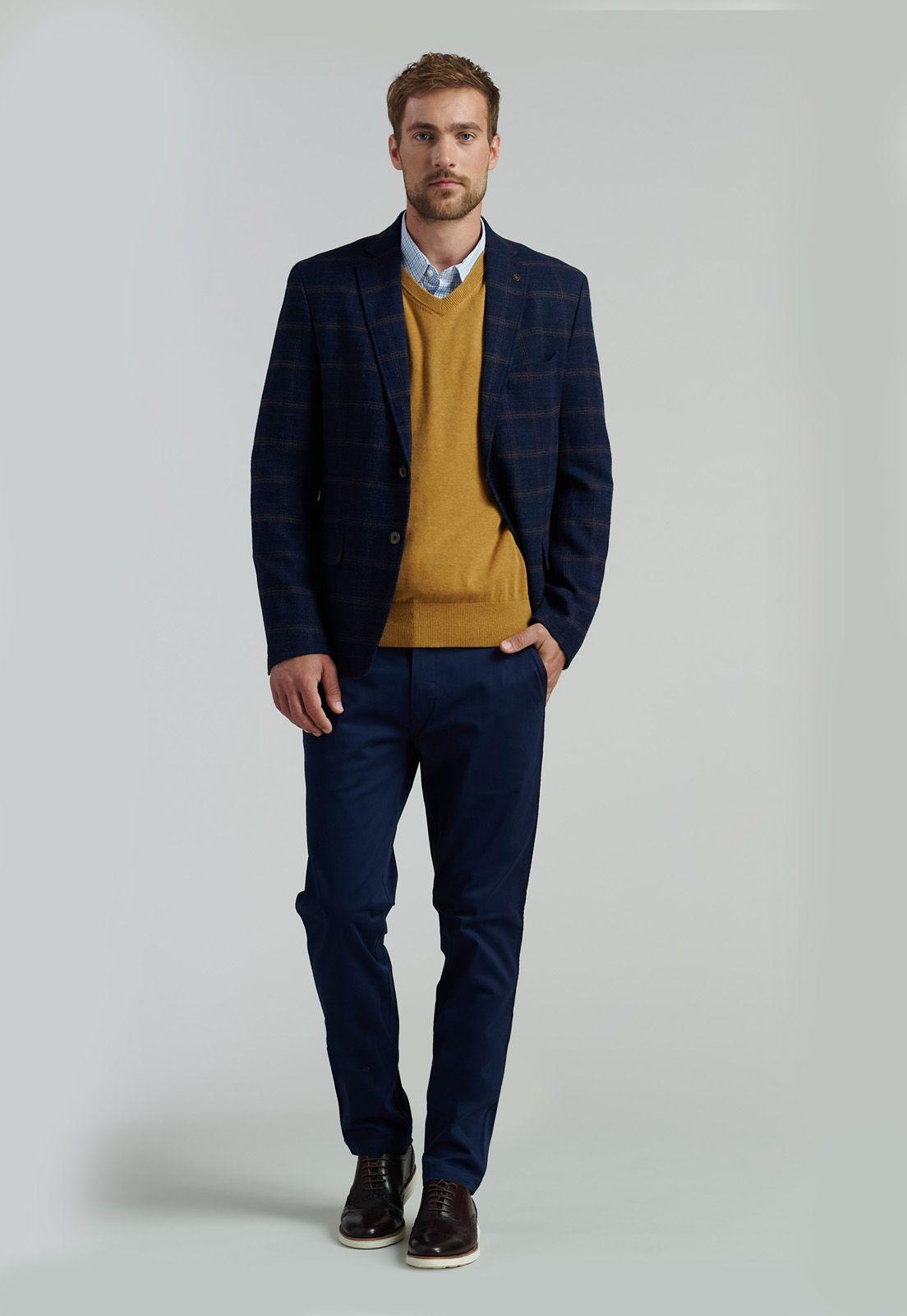 Blazer Boise Smart Casual Navy-1