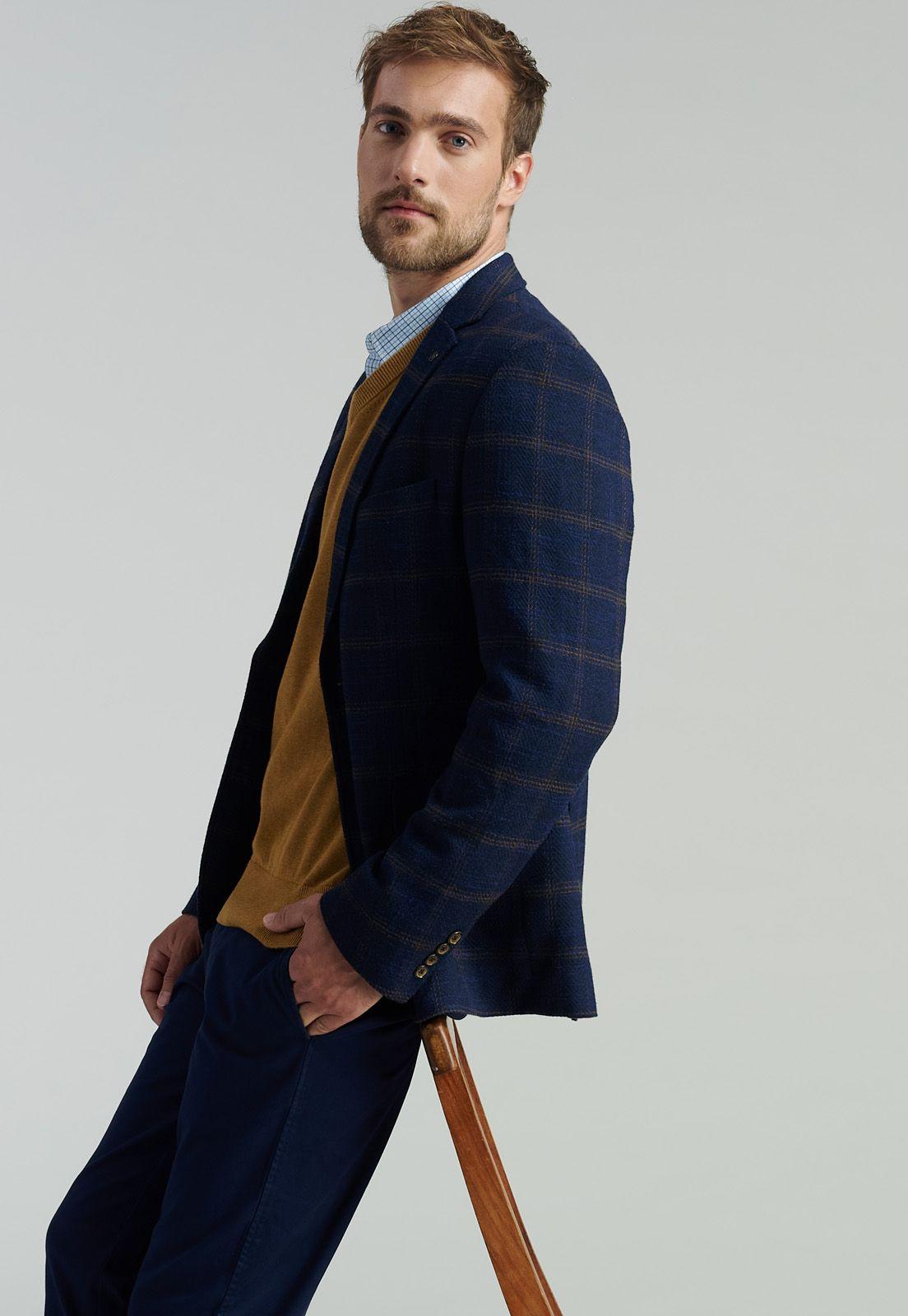 Blazer Boise Smart Casual Navy-4