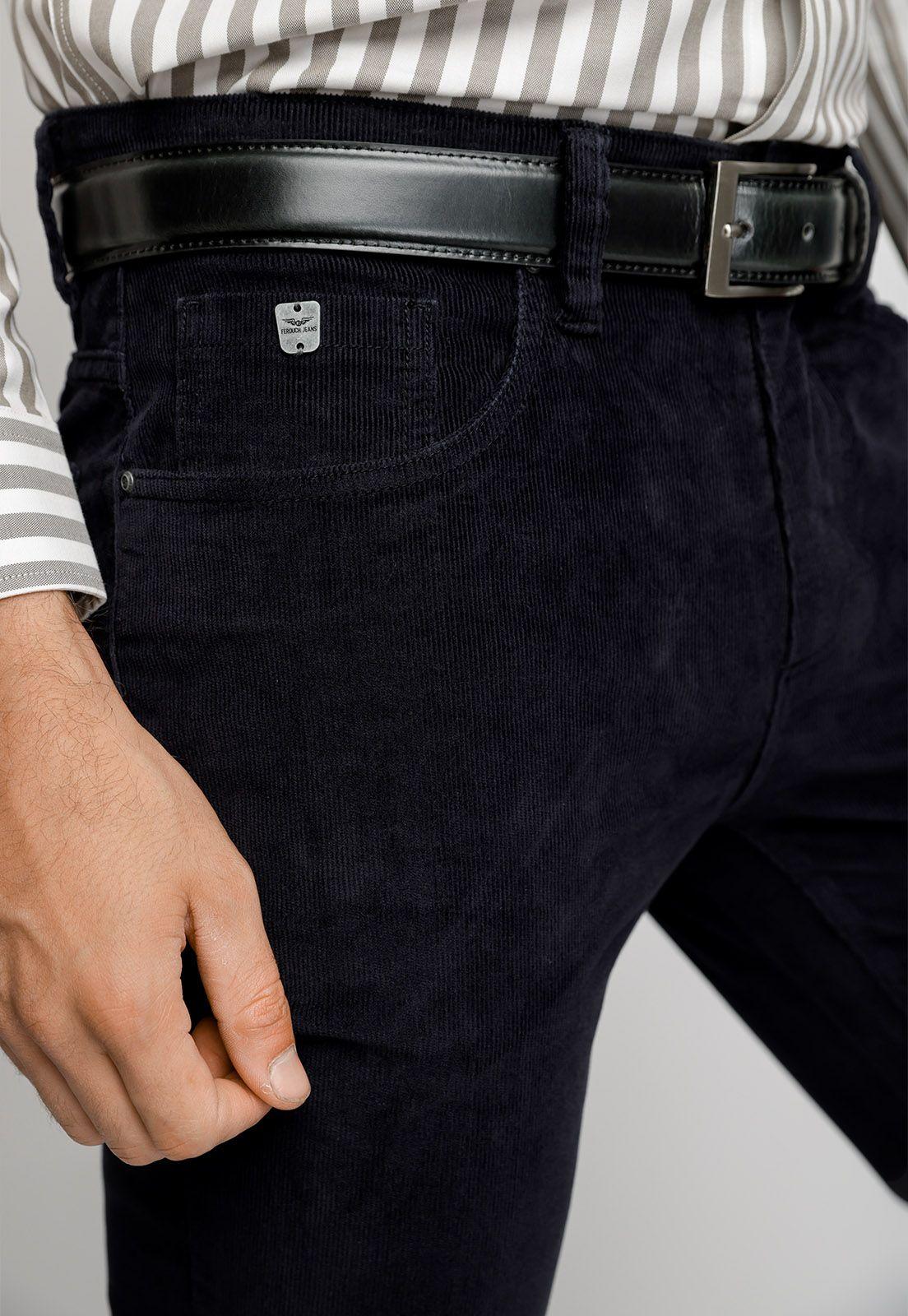 Pantalón Corduroy Fj Navy-2