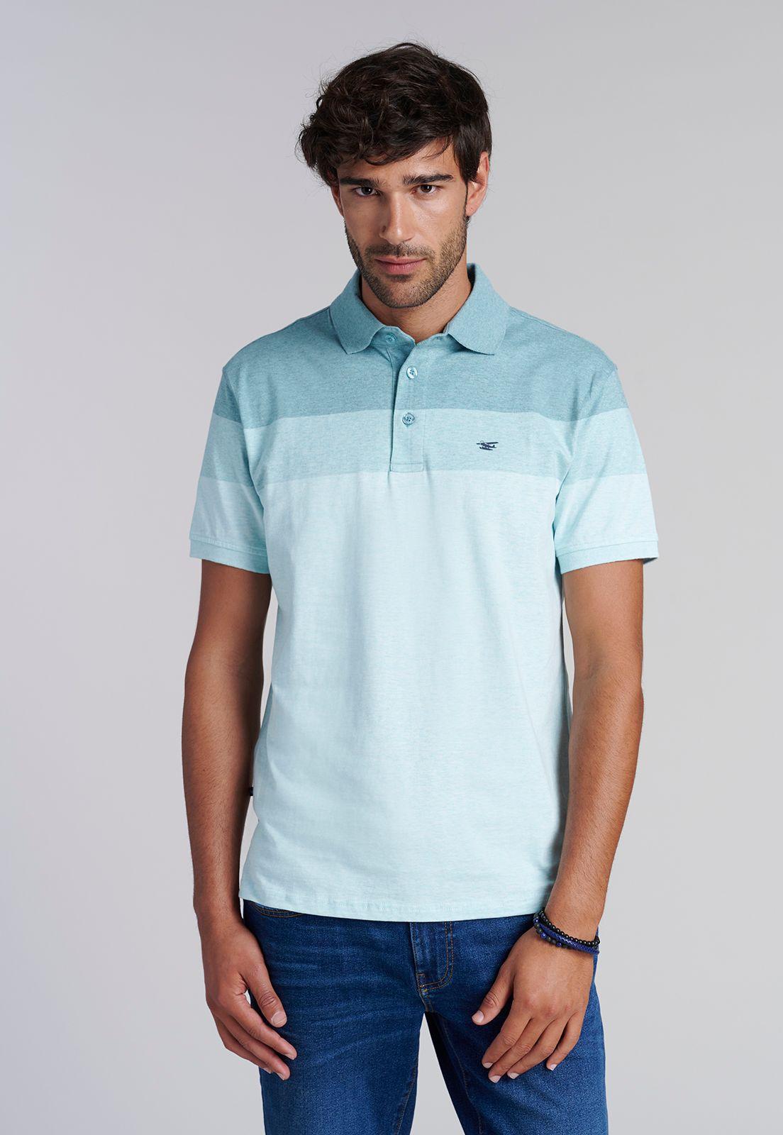 Polera Polo Rayas Baltimore River Melange-1