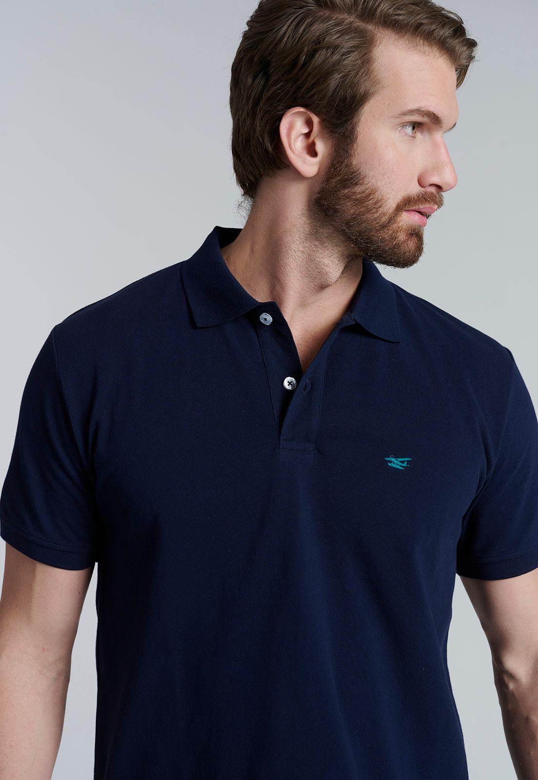 Polera Basica Pique Dk. Navy-2