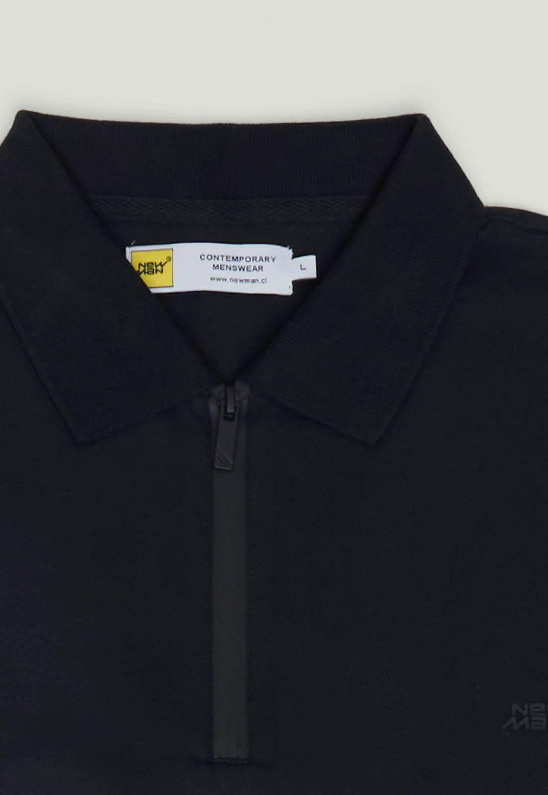 Polera Polo Luarca Avant-Garde Black-1