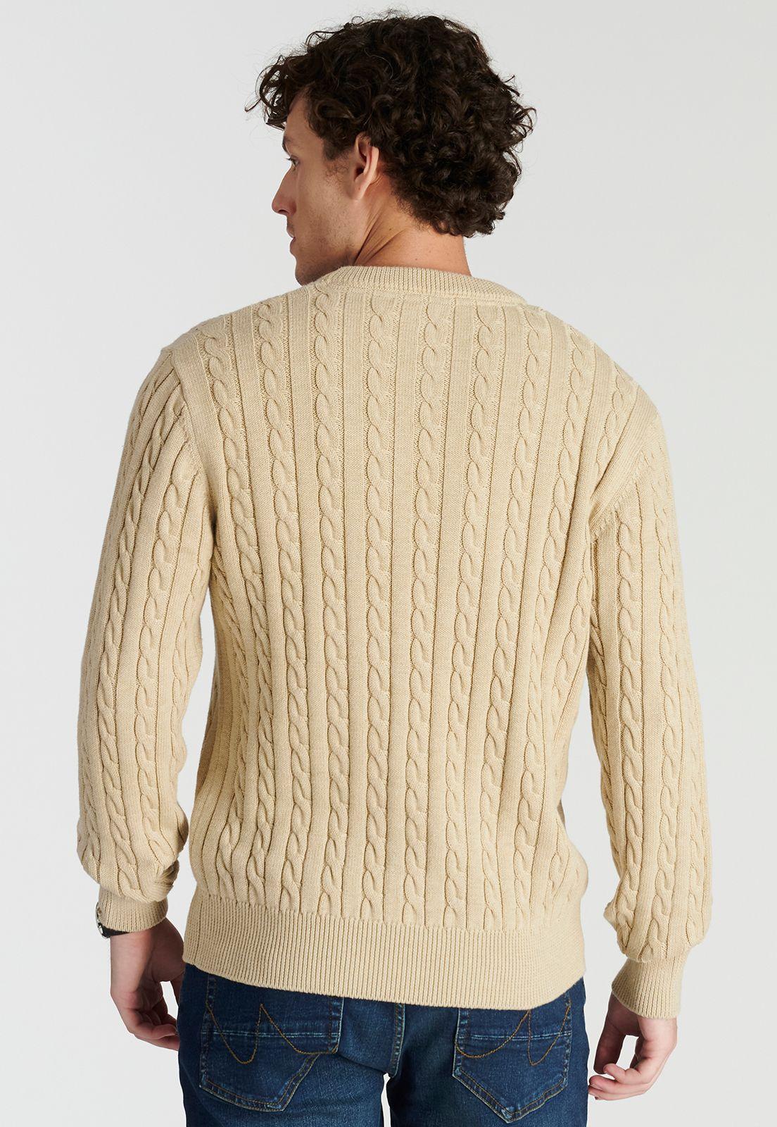 Sweater Malaga Heritage Sand Melange-3