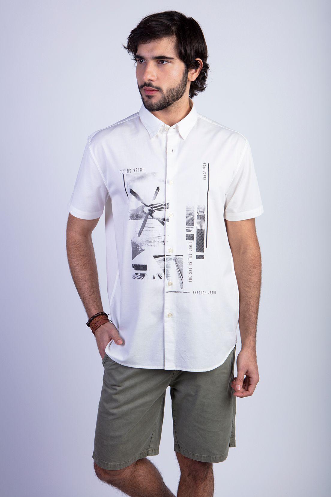 Camisa Indiana Fj White-0