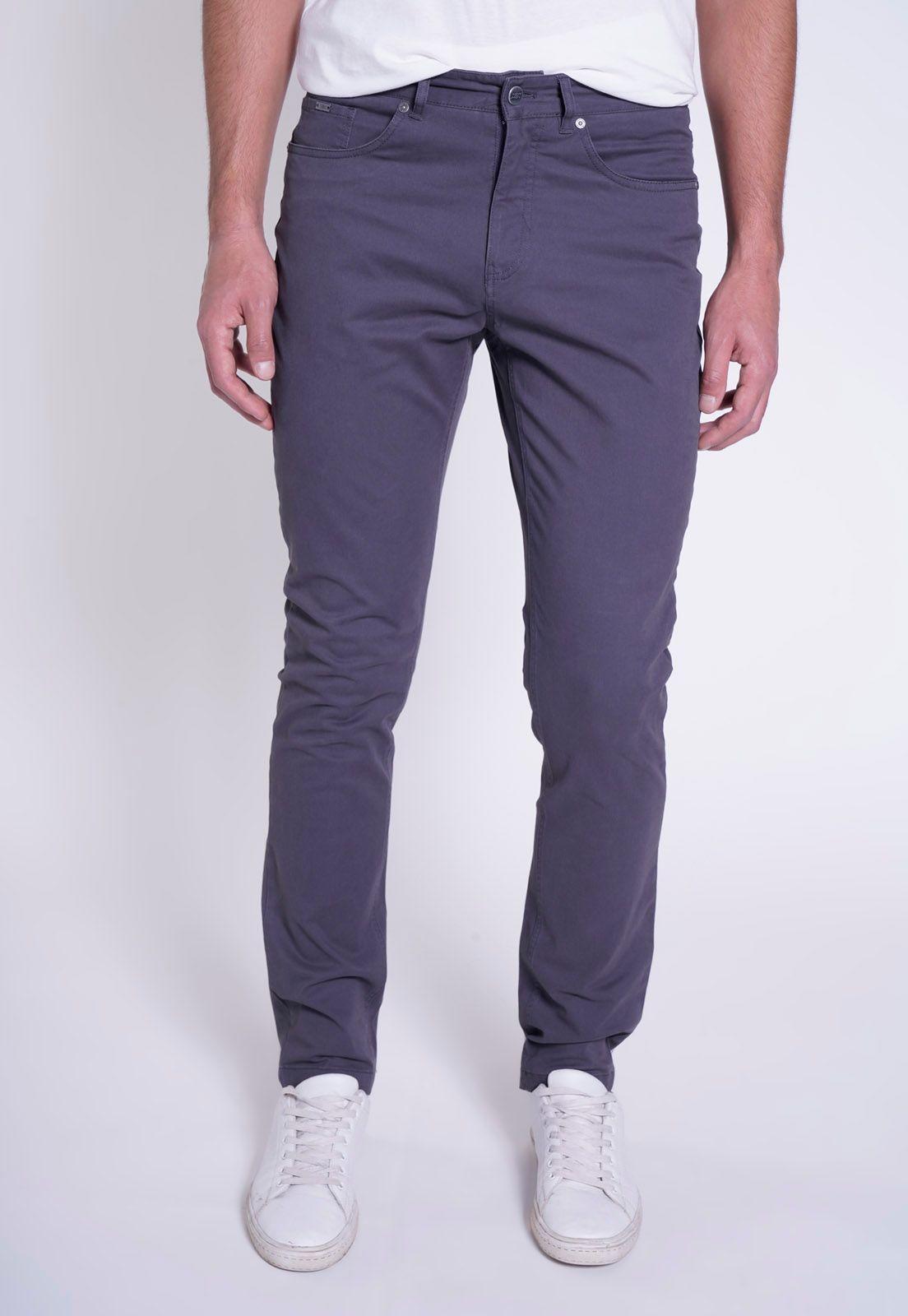 PANTALÓN TAJO DK. GREY-0