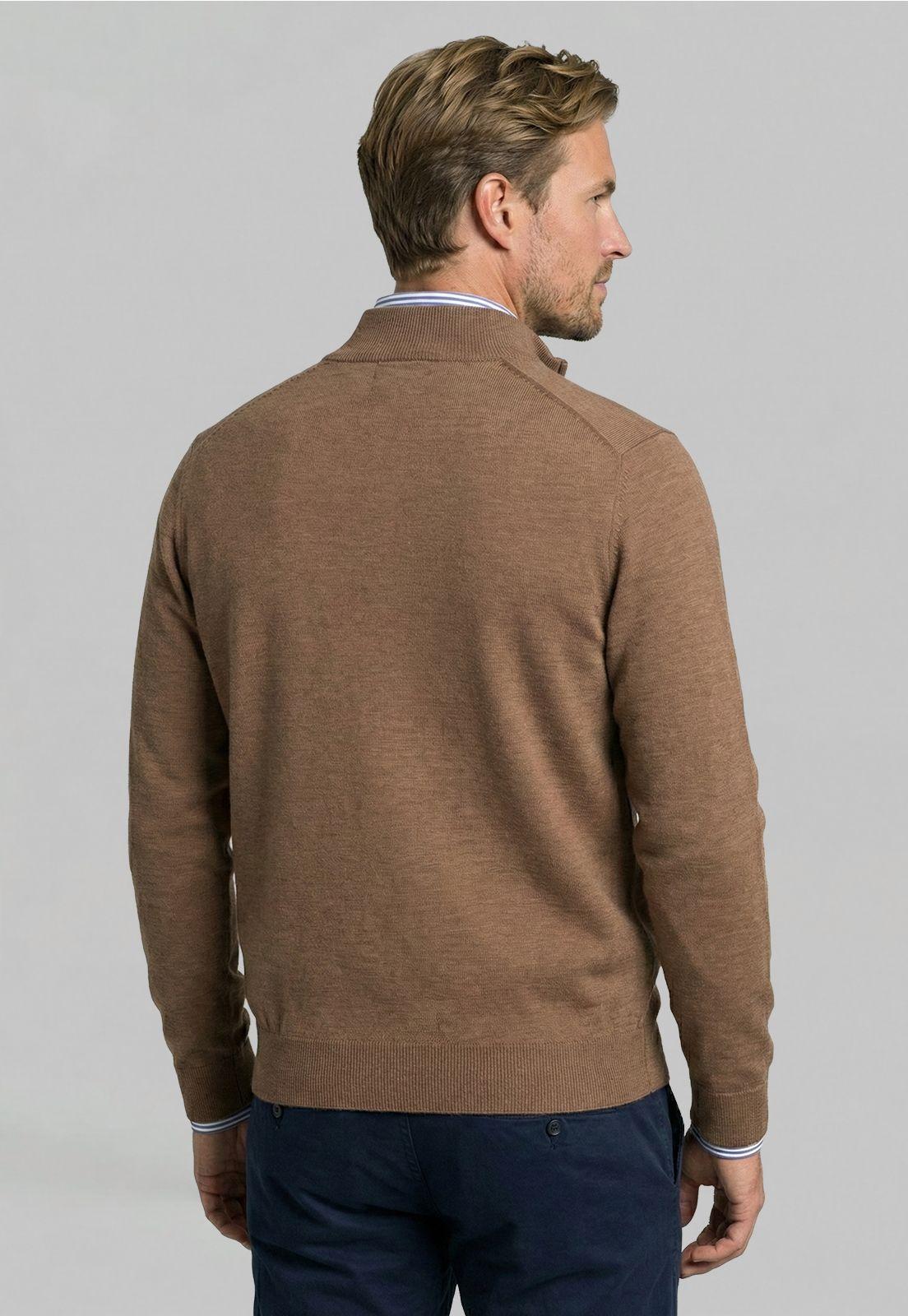 Sweater Cannes Camel Melange-3