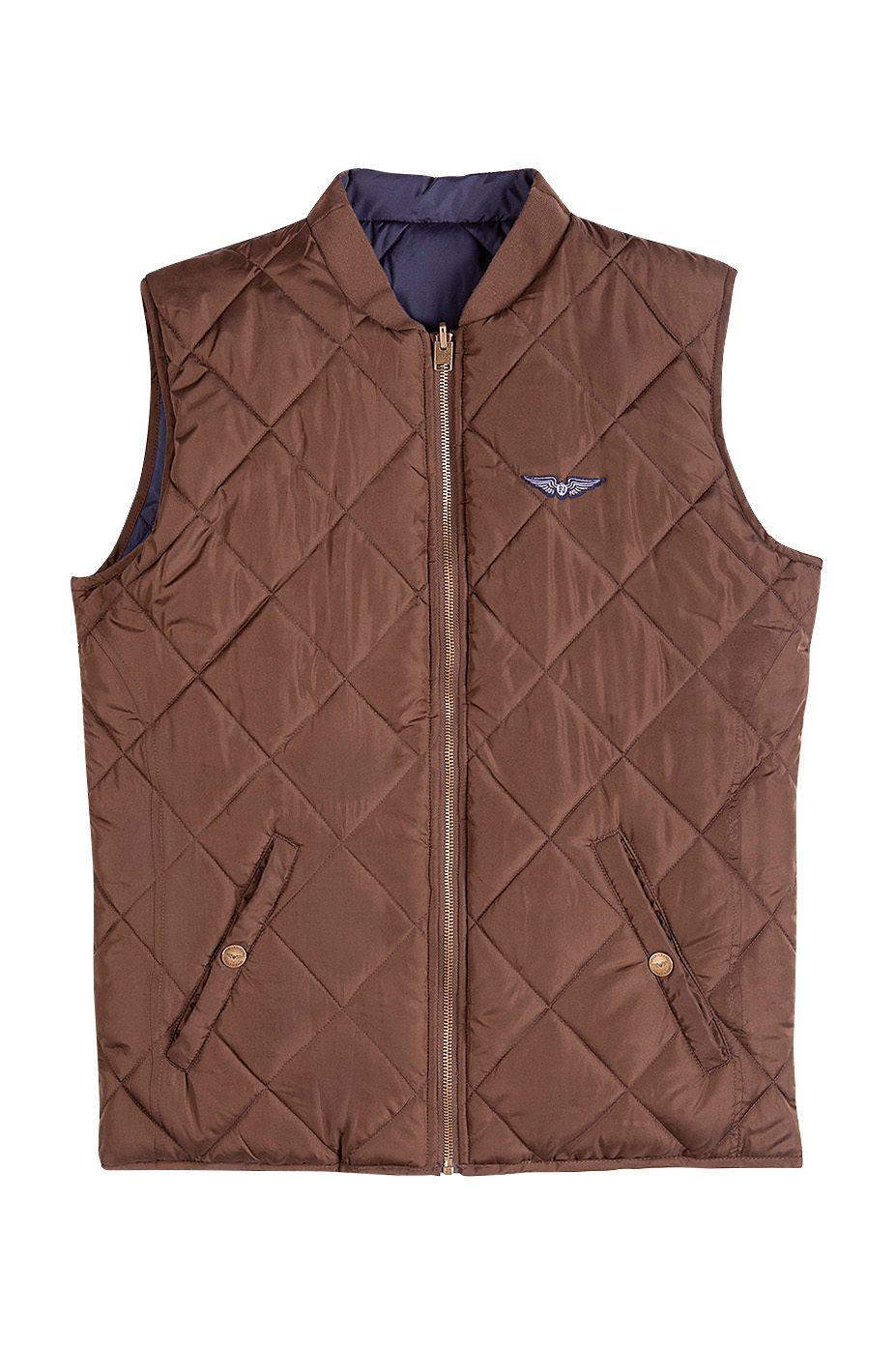 Chaqueta Sin Mangas Bomber Reversible Fj Khaki-3