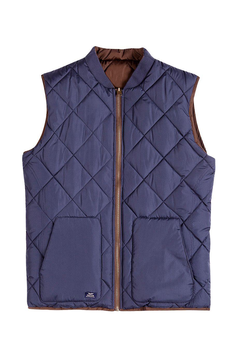 Chaqueta Sin Mangas Bomber Reversible Fj Khaki-4