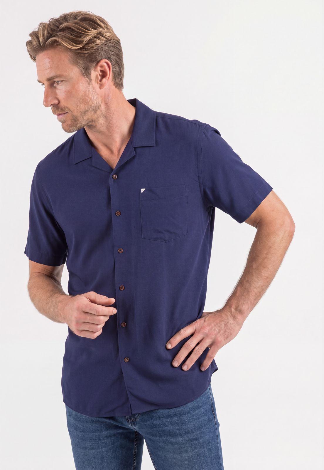 Camisa Knowsley Navy-0