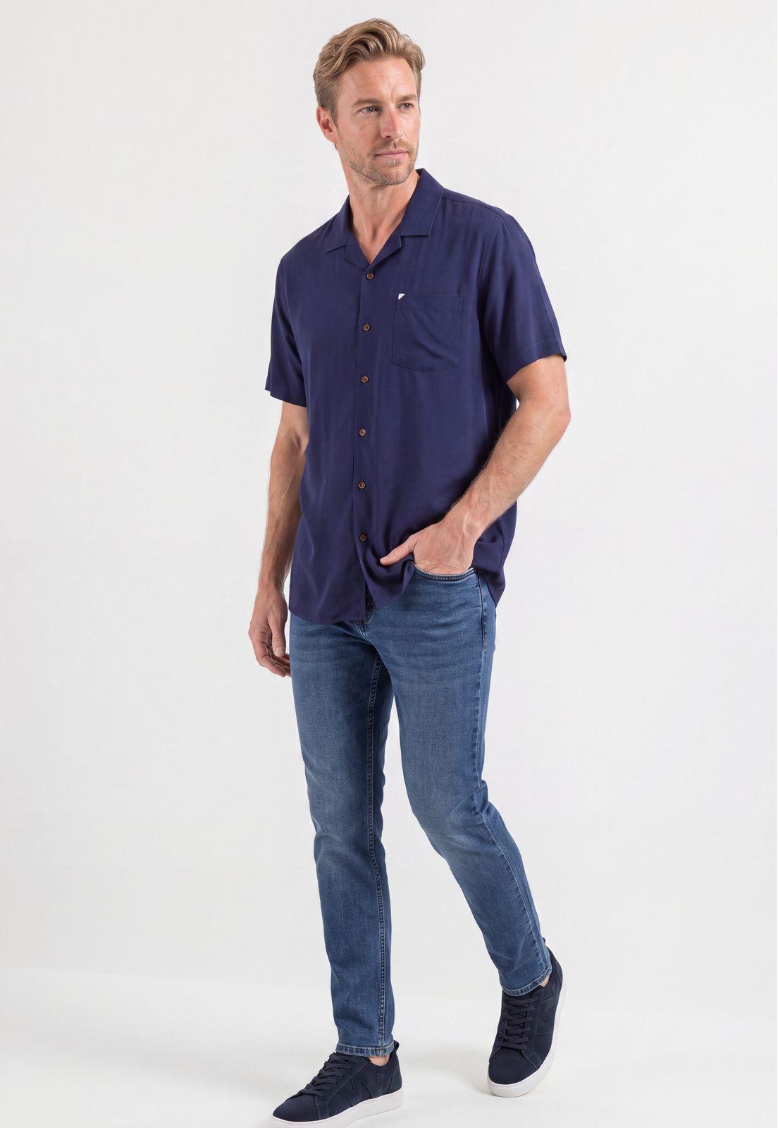 Camisa Knowsley Navy-1