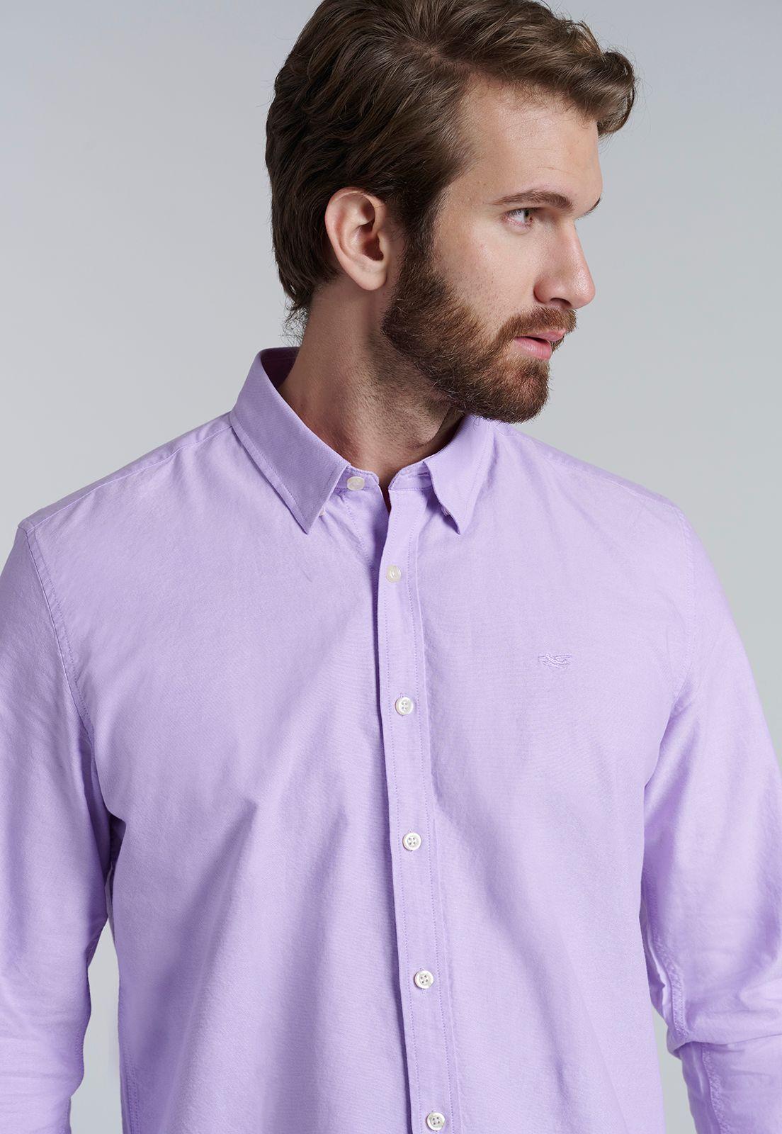 Camisa Sport Oxford Violet-2