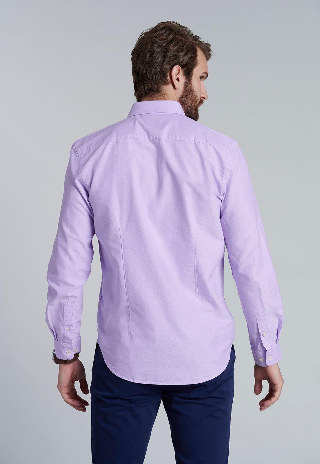Camisa Sport Oxford Violet-3