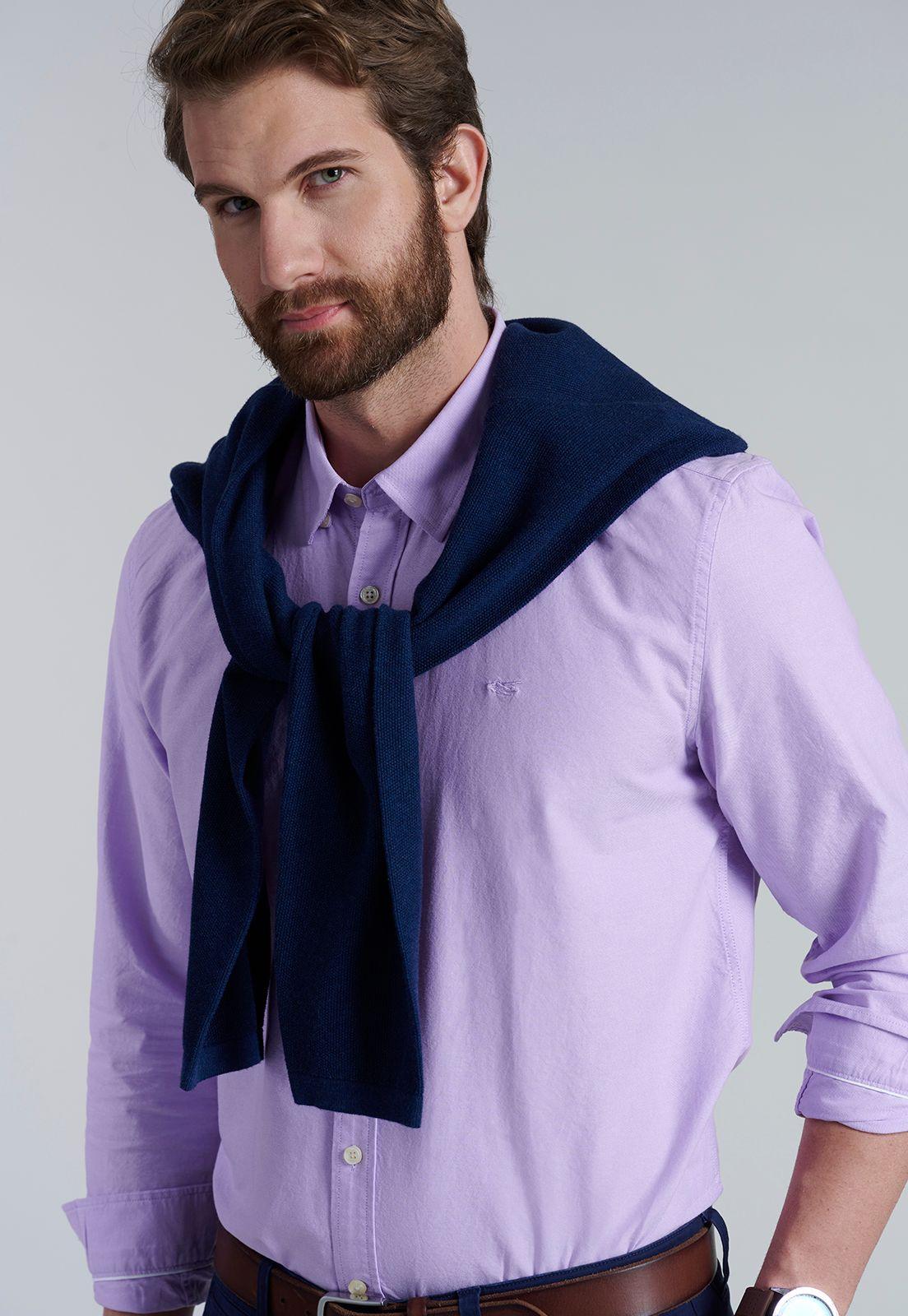 Camisa Sport Oxford Violet-4