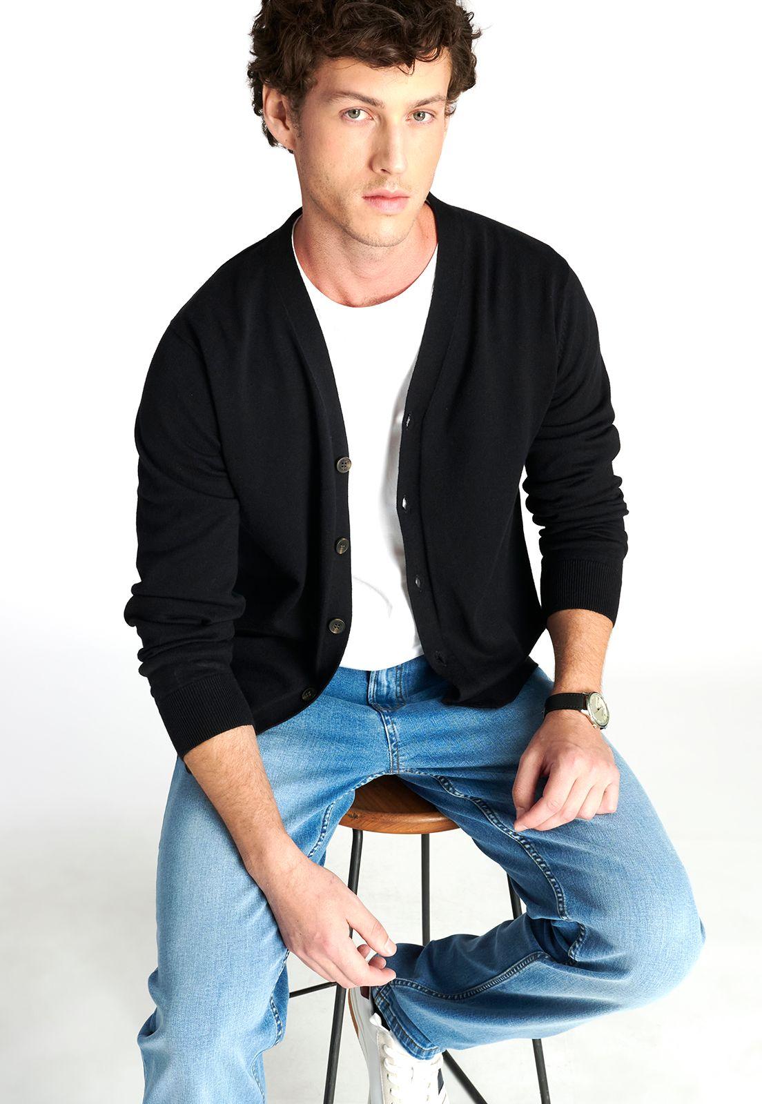 Cardigan Boiro Heritage Black-4