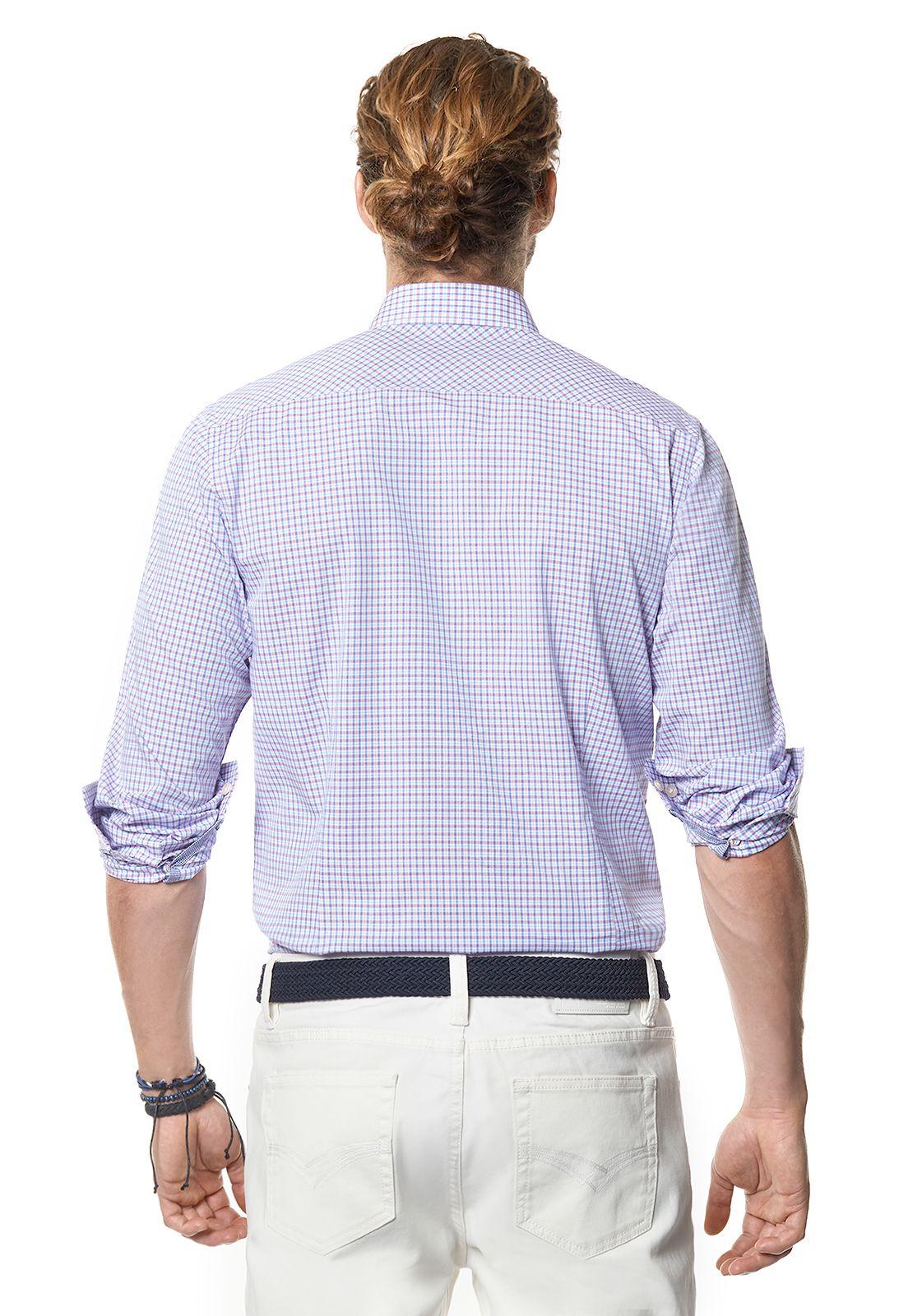 Camisa Checkered Illinois F Pink-2