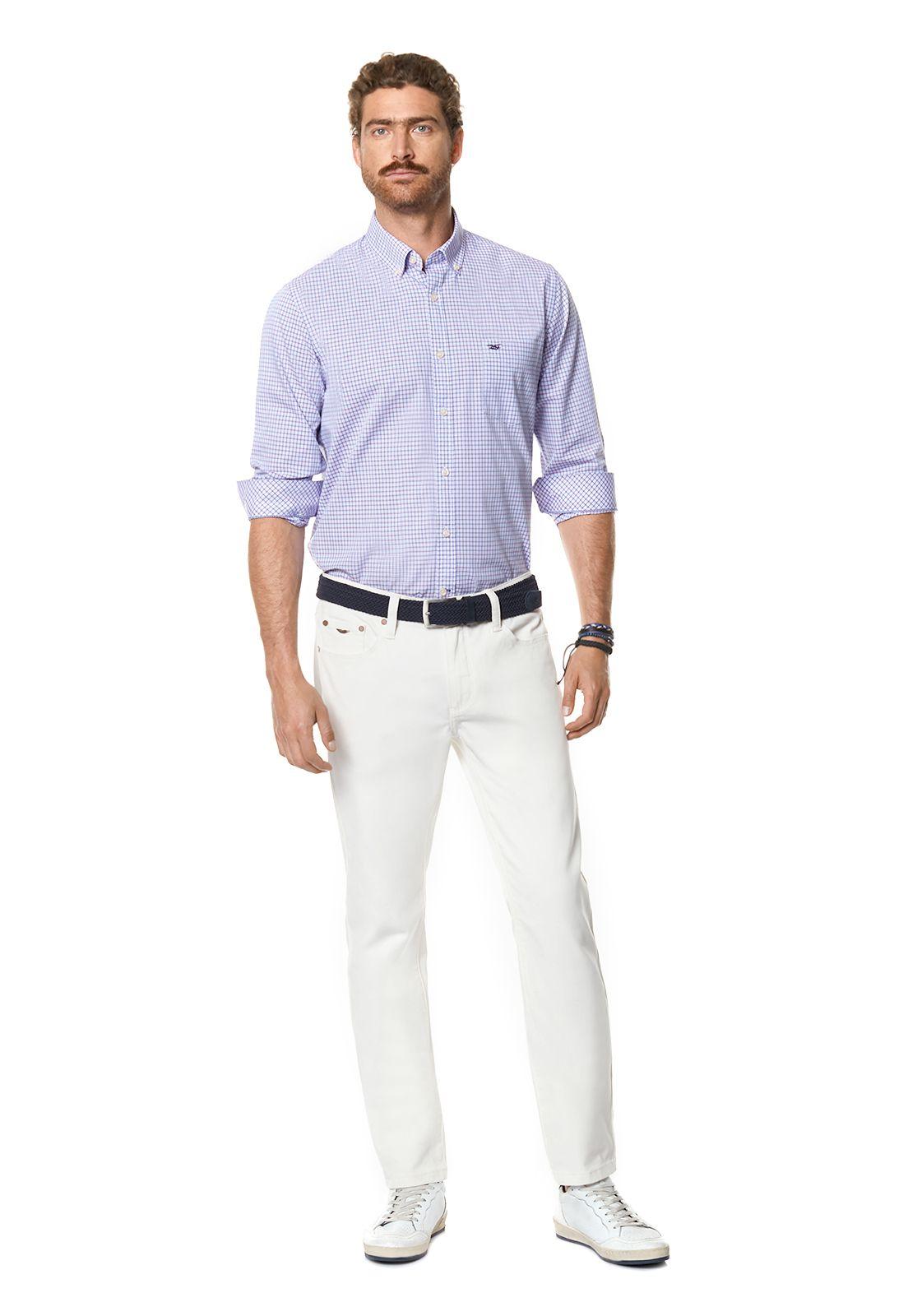 Camisa Checkered Illinois F Pink-1