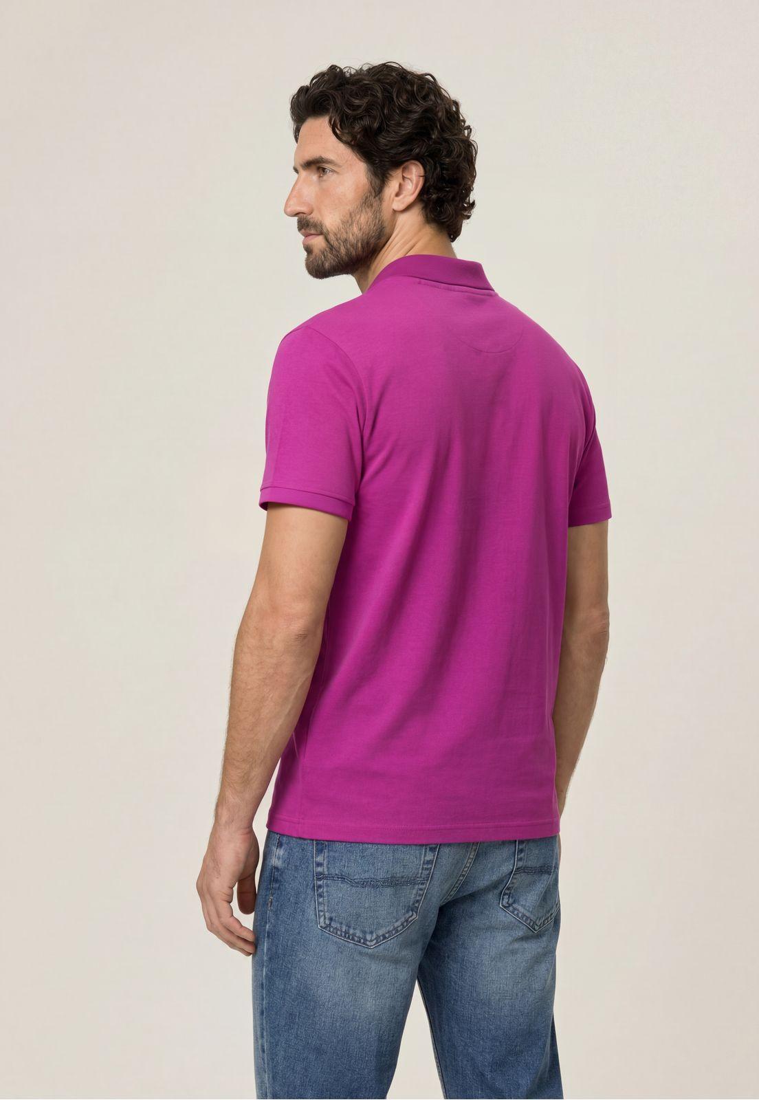 Polo Piqué Fucsia-2