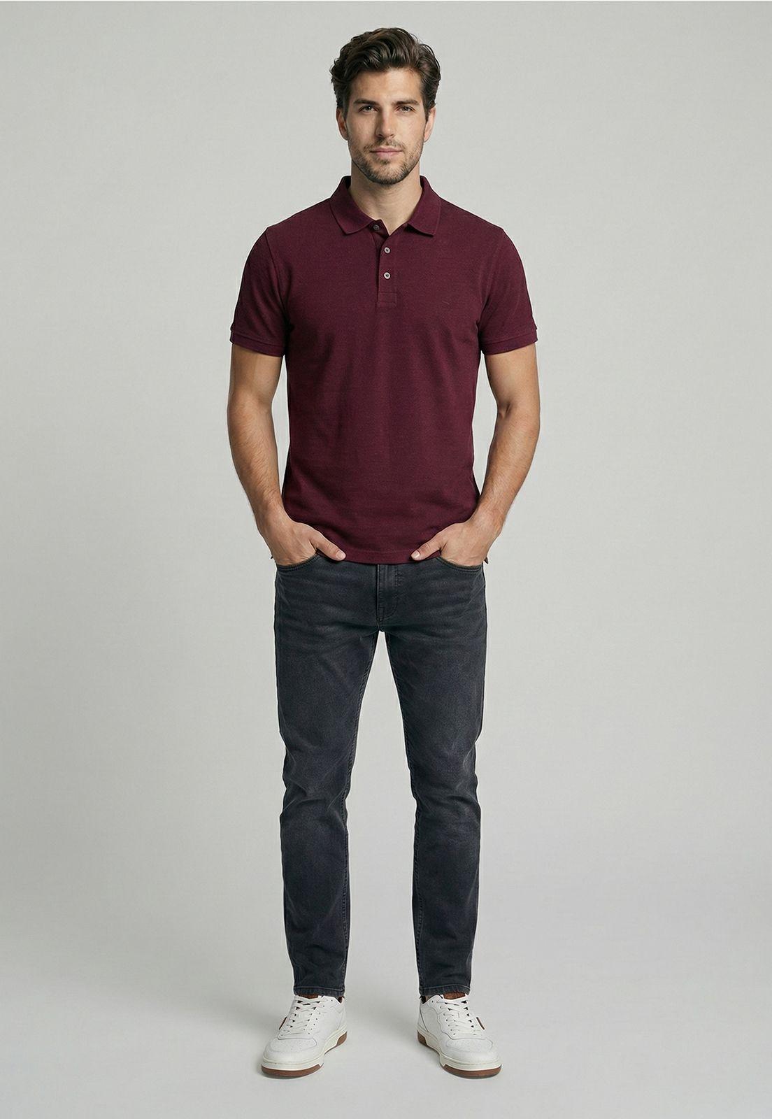 Polera Regular Boston Plum-1