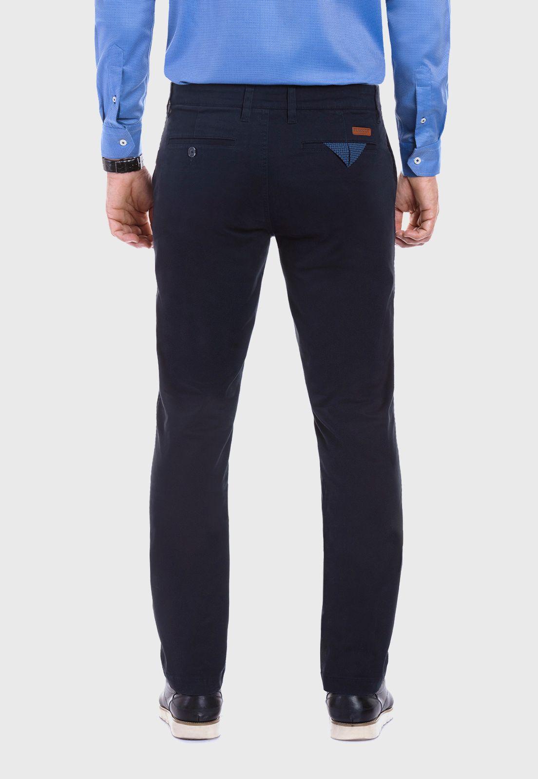 PANTALÓN TWILL SLIM /31 NAVY-2