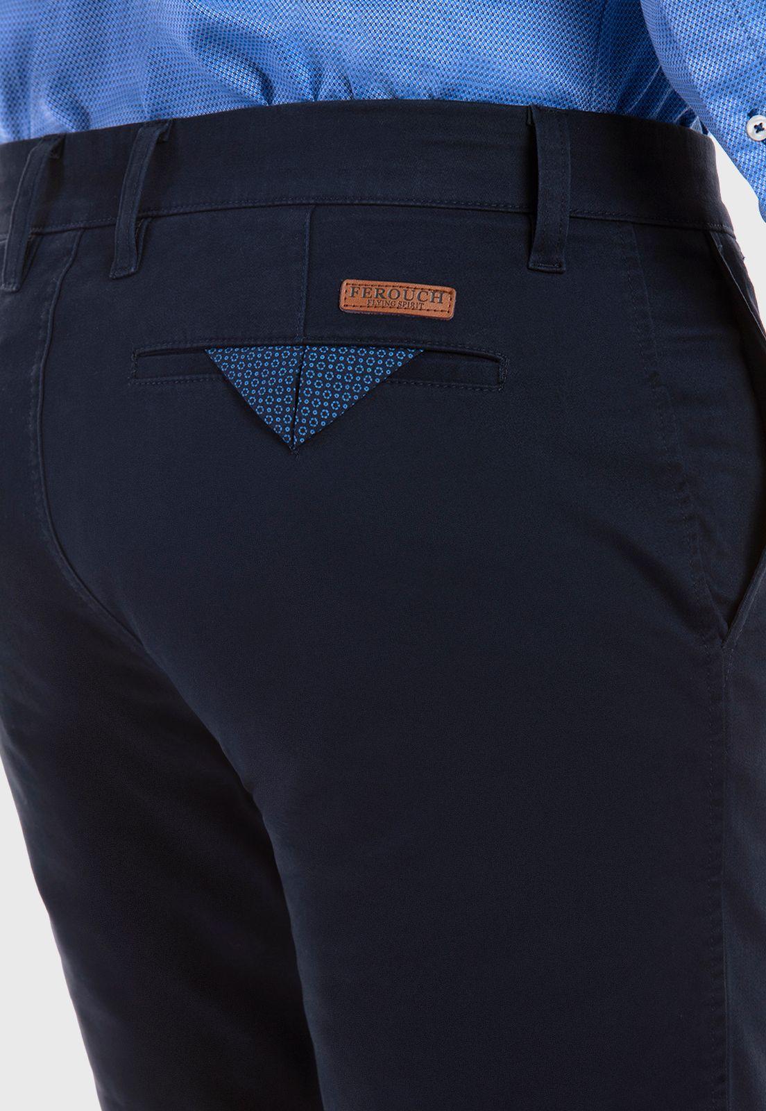 PANTALÓN TWILL SLIM /31 NAVY-3
