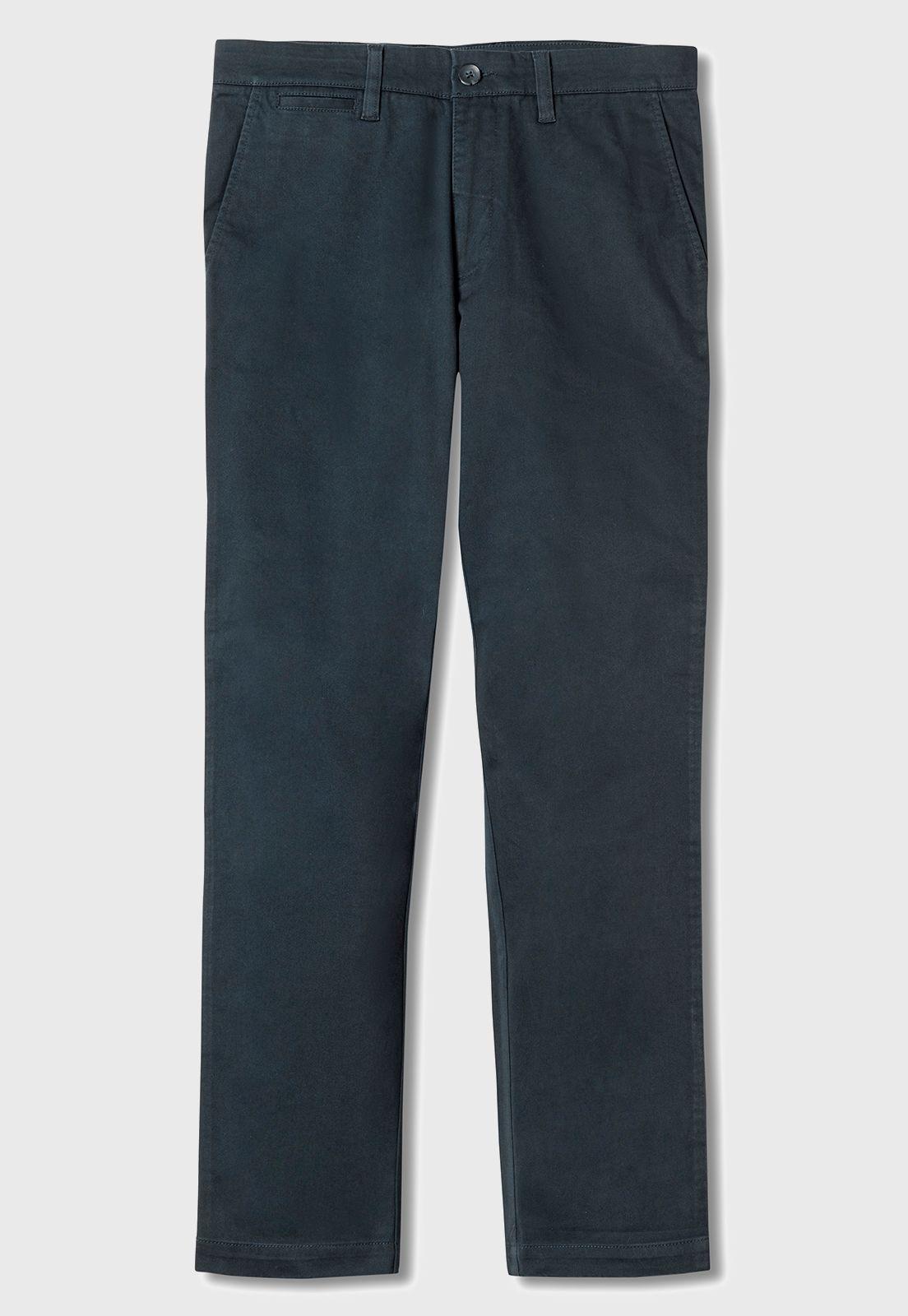 PANTALÓN TWILL SLIM /31 NAVY-4