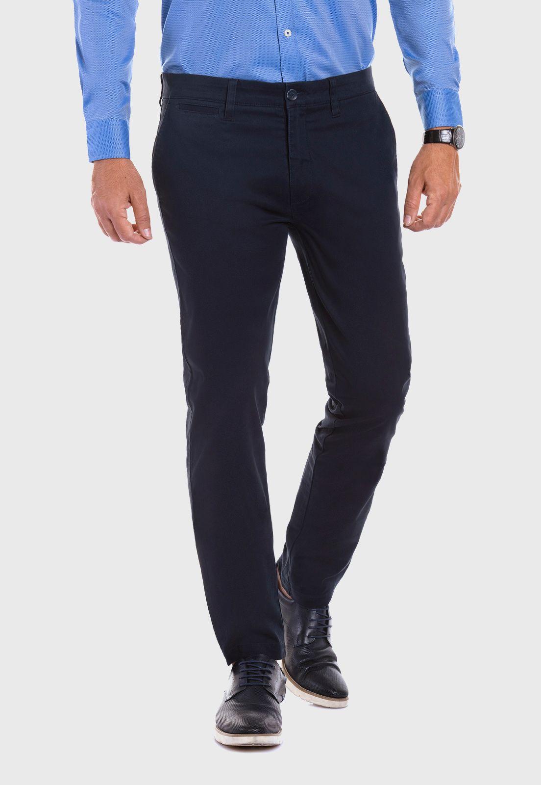 PANTALÓN TWILL SLIM /31 NAVY-0