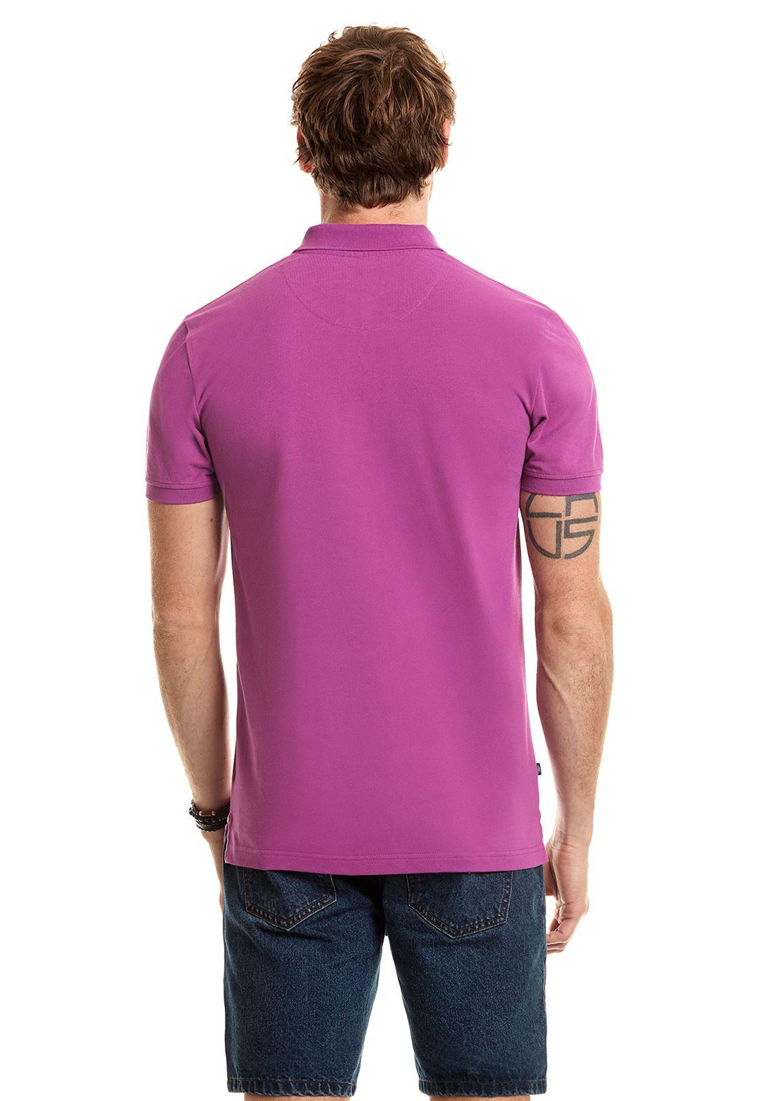 Polera Polo Básica Violet-2