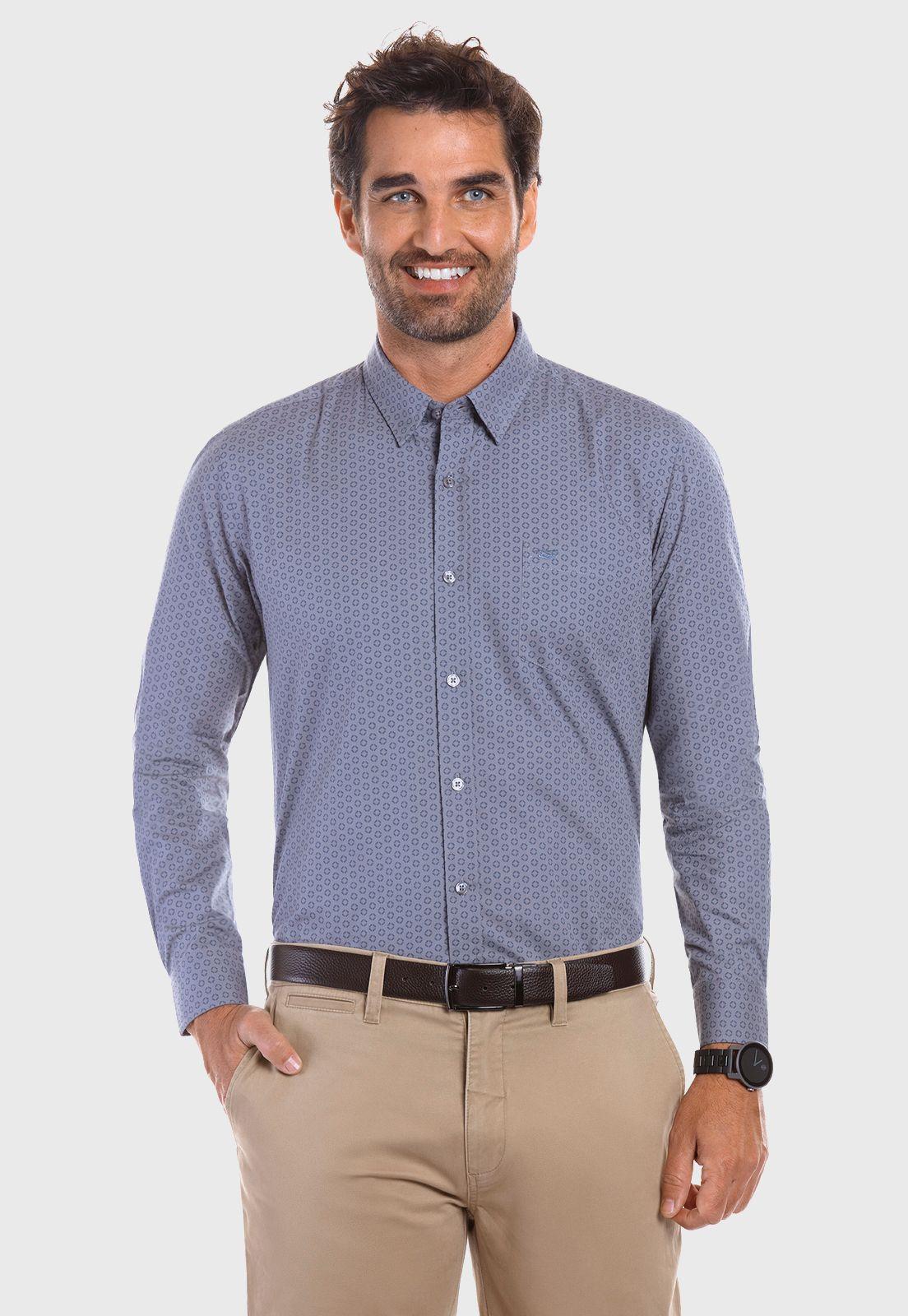 Camisa Business Fontana Grey-0