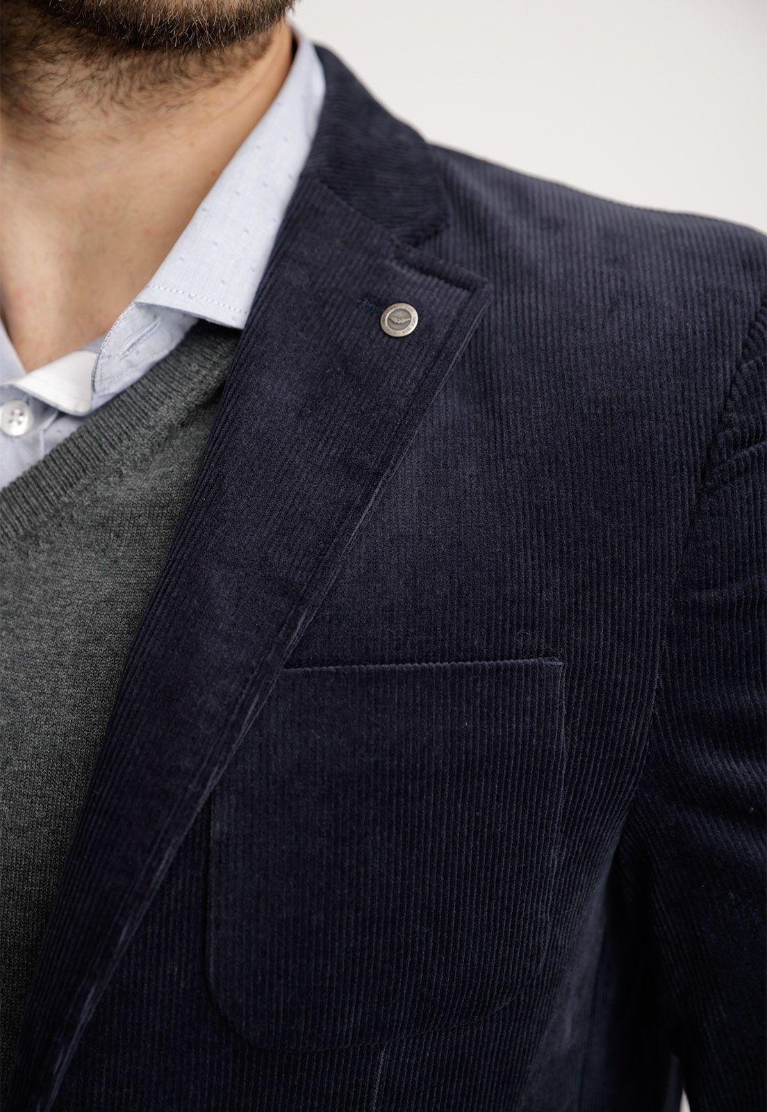 Blazer Corduroy Albany Navy-2