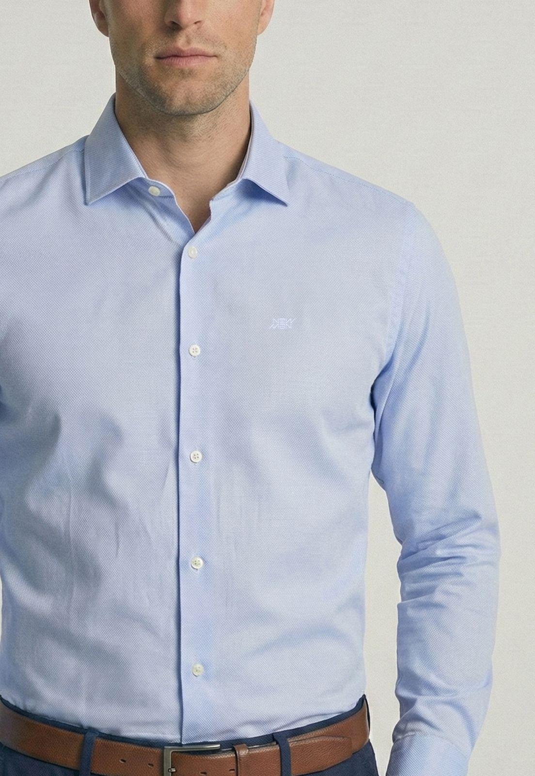 Camisa Slim London Sky-1
