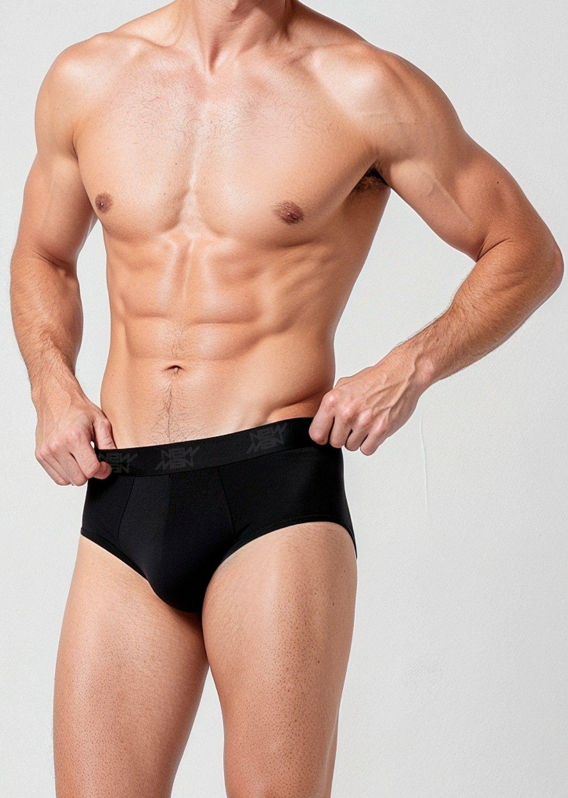 Slip Tri Pack Newman Casual Black-1