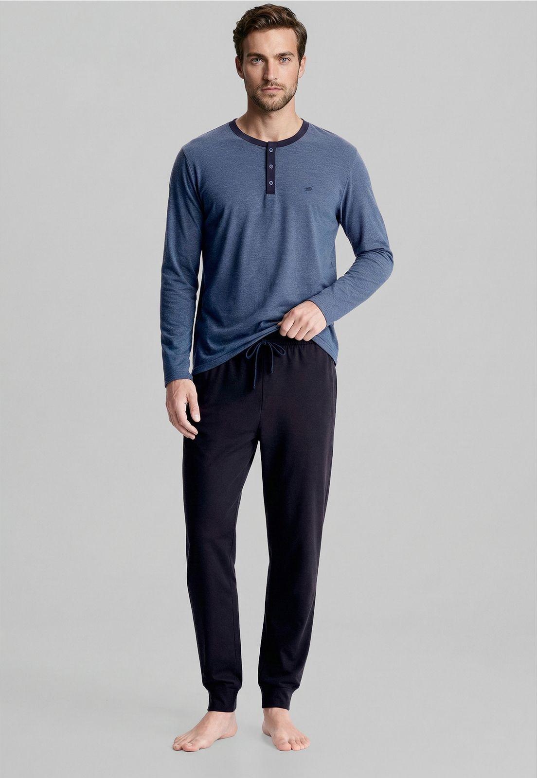 Pijama Alabama Navy Melange-1