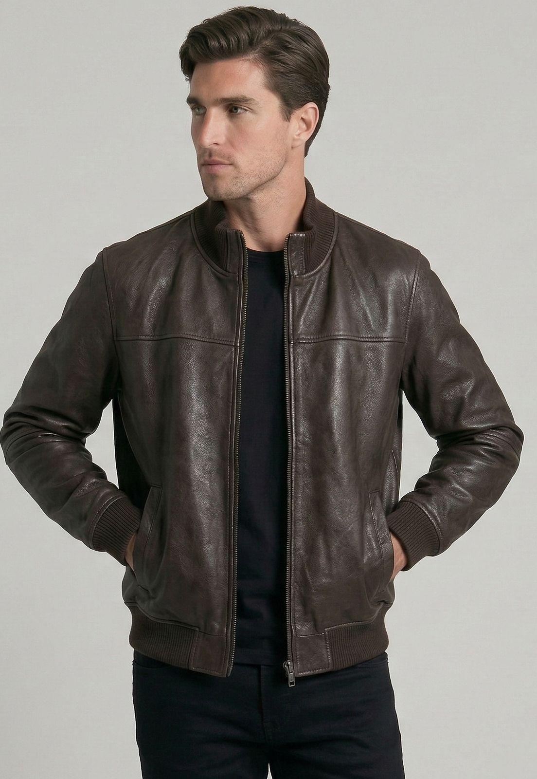 Chaqueta Leather Praga Dk Brown-4