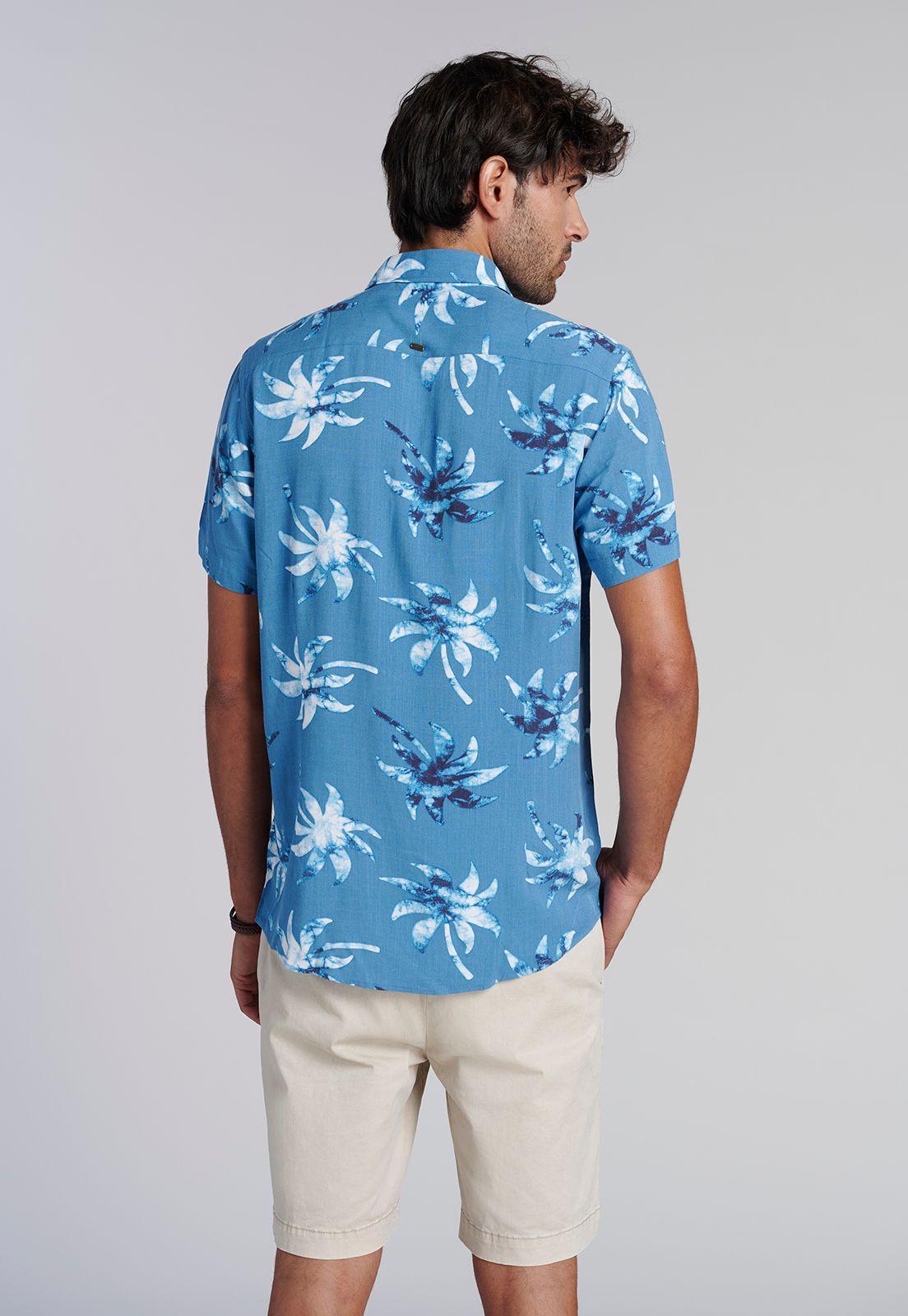Camisa Estampada Bristol Fj Indigo-3