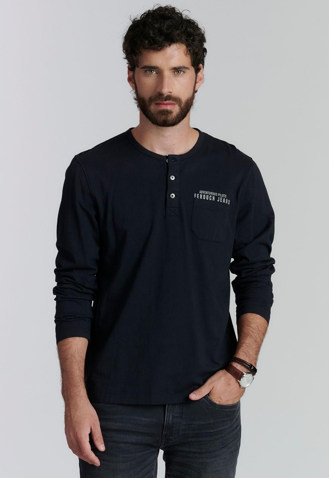 Polera Florida Fjs Black-0