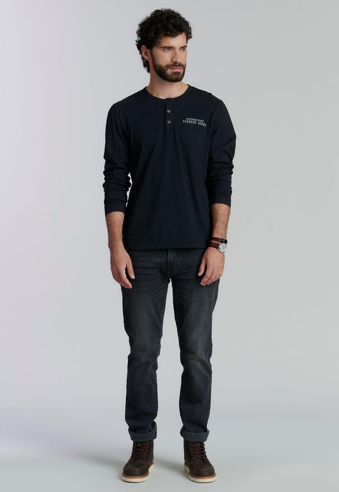 Polera Florida Fjs Black-1