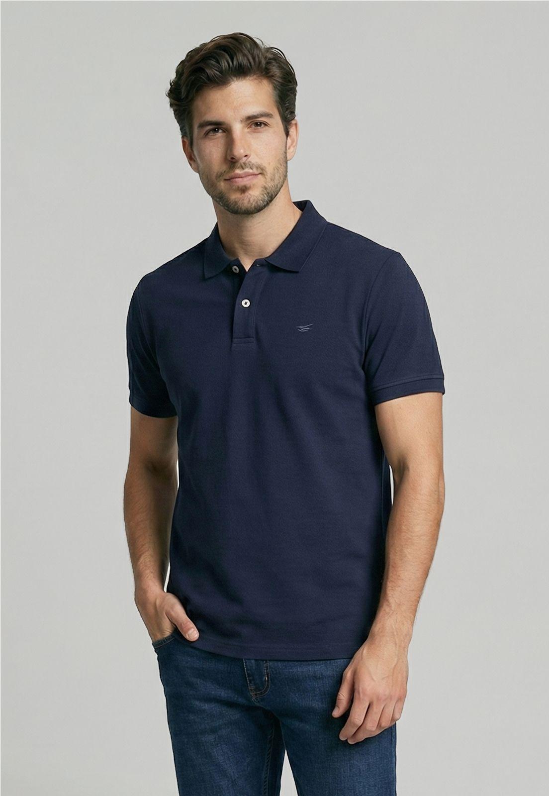 Polera Básica Pique Navy-0