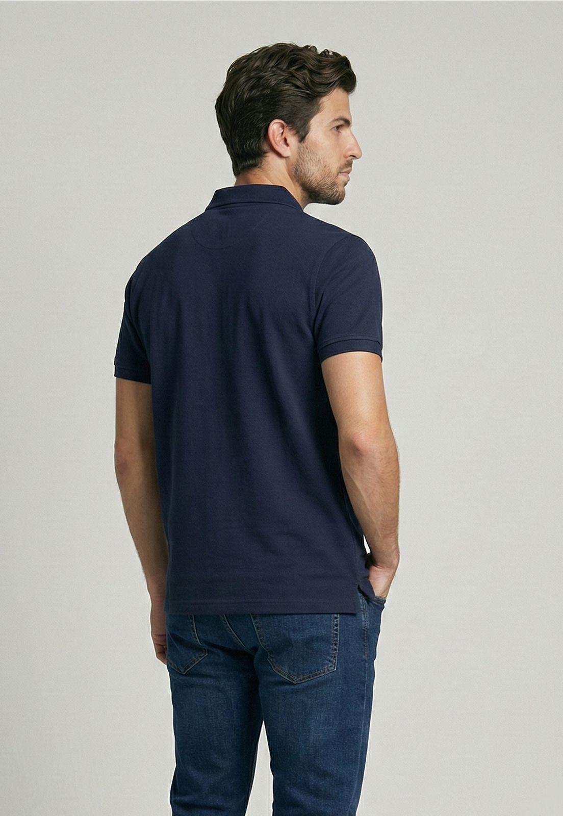 Polera Básica Pique Navy-3
