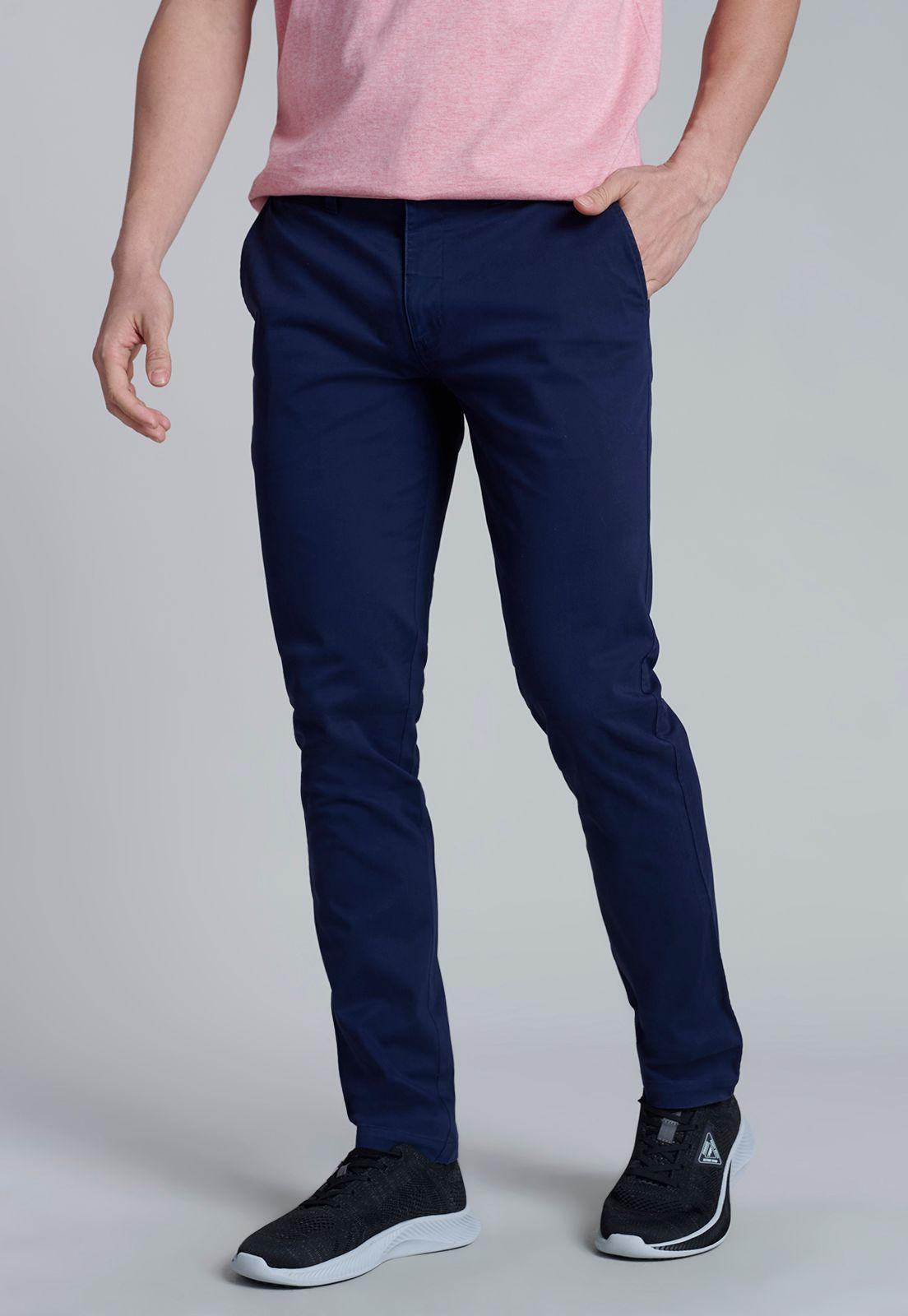 Pantalón Twill Slim /33 Dk.Blue-0