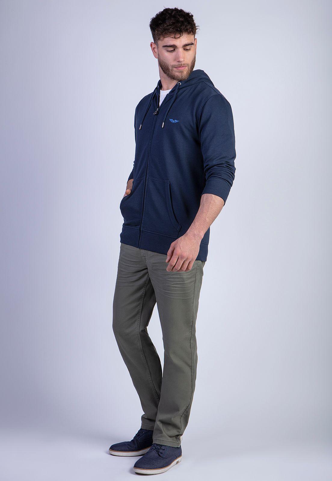 Polerón Full Zipper Navy-2