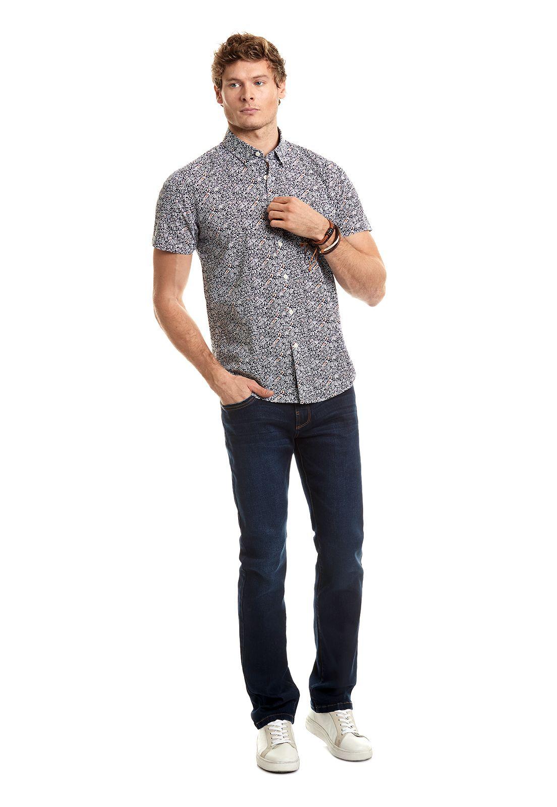 Camisa Estampada San Diego F Navy-1