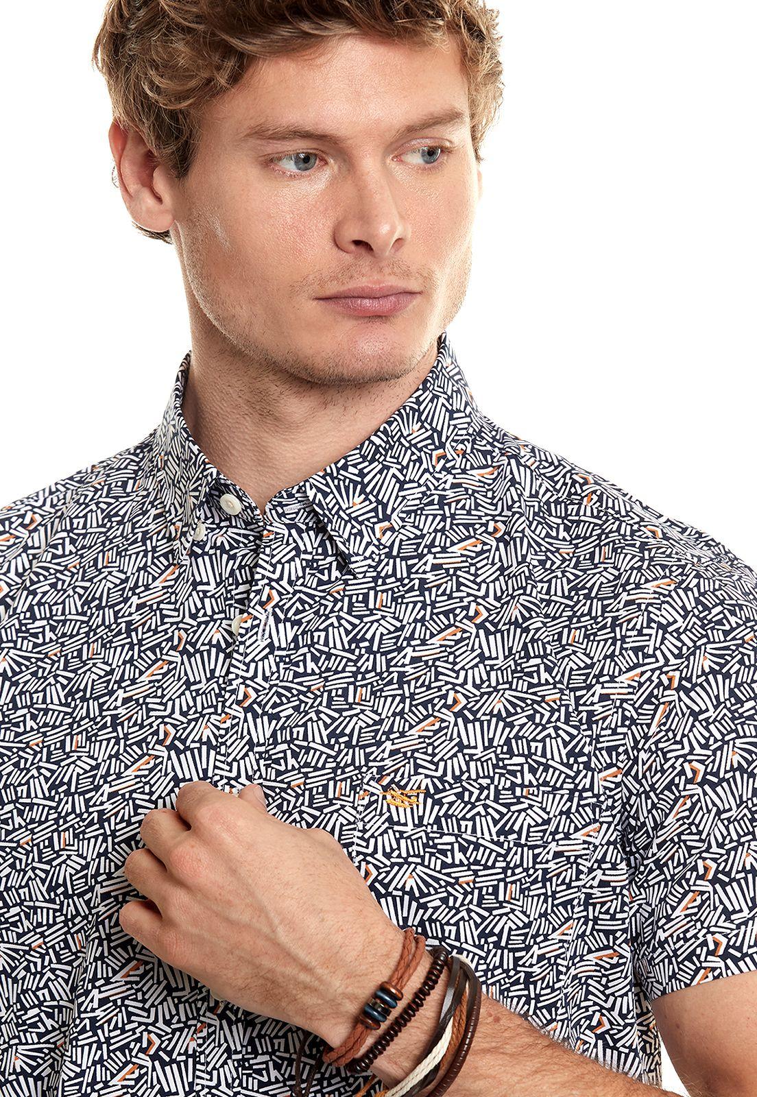 Camisa Estampada San Diego F Navy-3