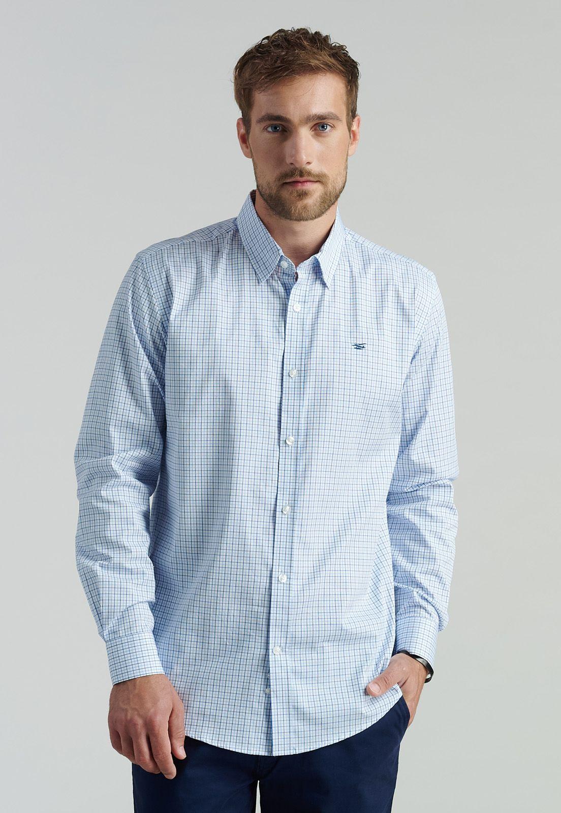 Camisa Boston Smart Casual Blue-0