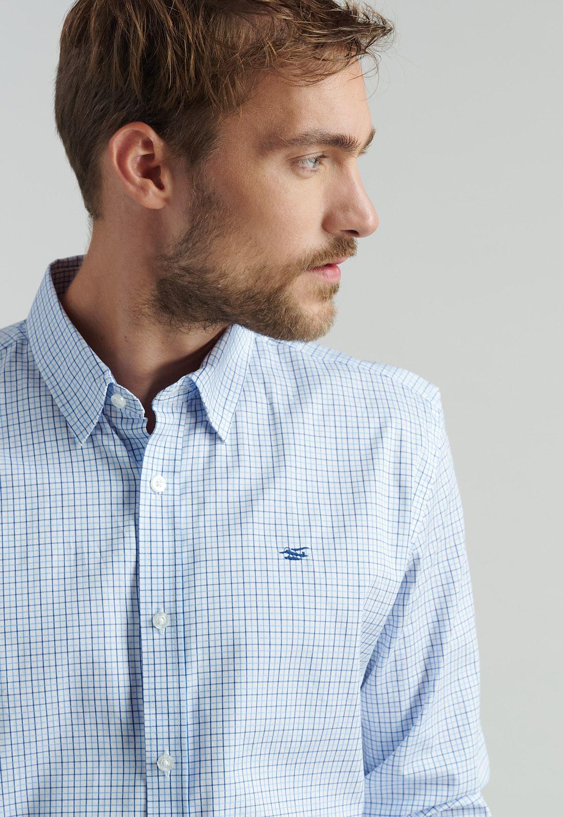 Camisa Boston Smart Casual Blue-2