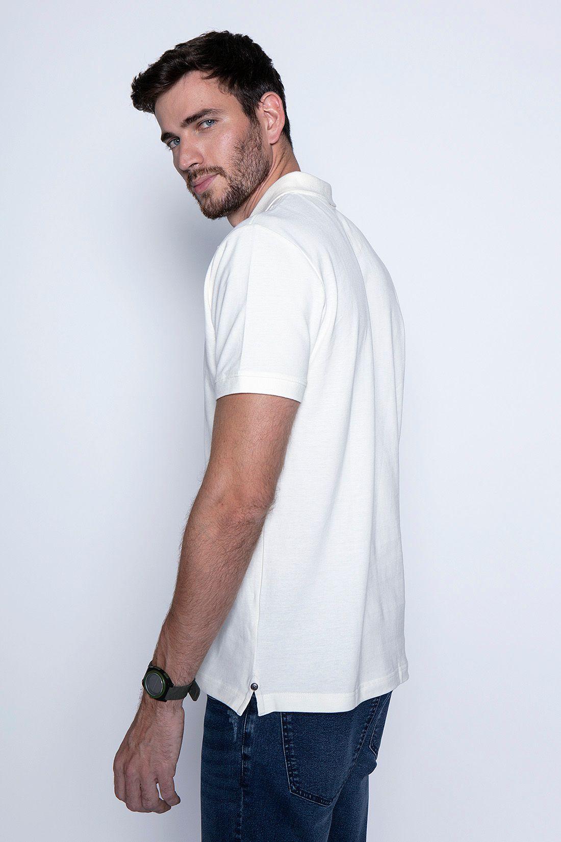 Polera Pique Mc Básica White-1