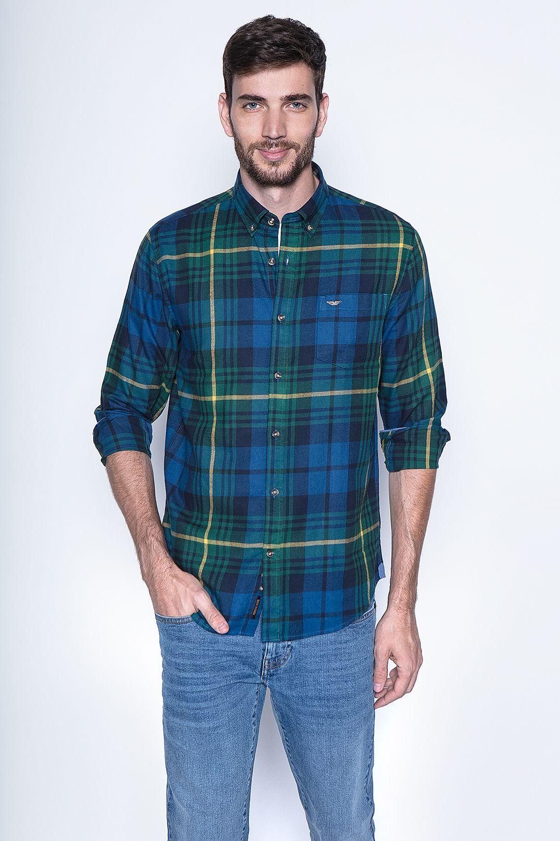 Camisa Cuadro Texas Fj Green-0