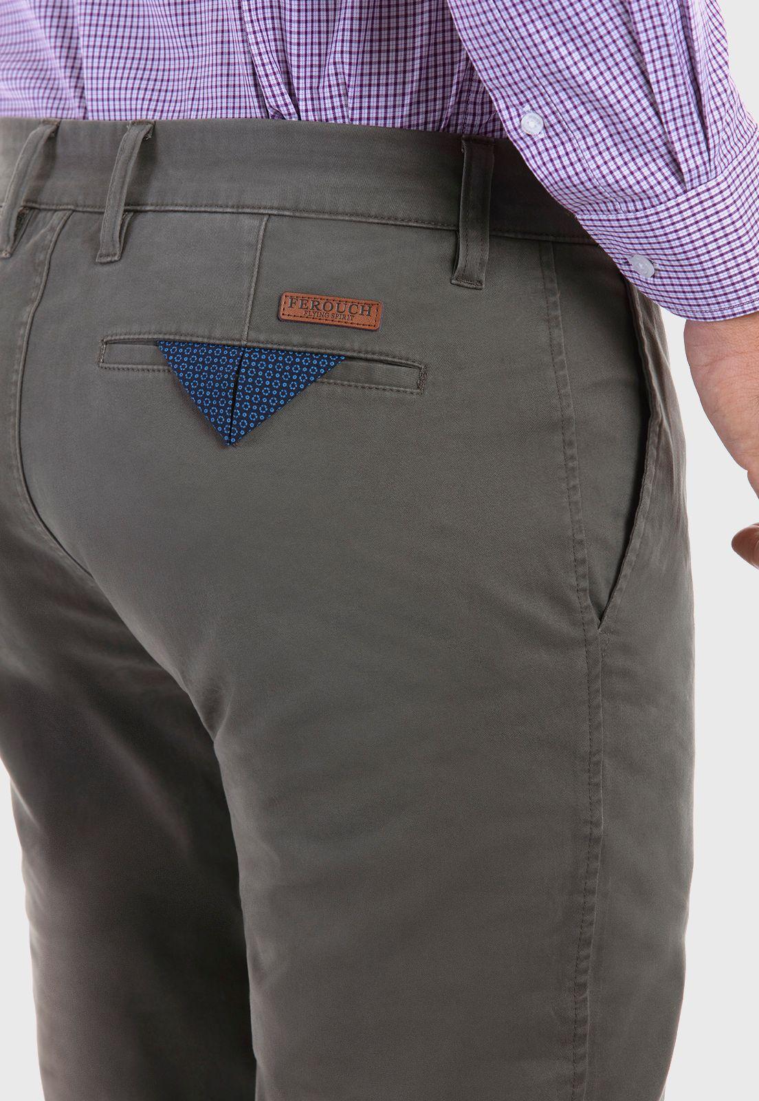 PANTALÓN TWILL SLIM /33 MILITARY-3