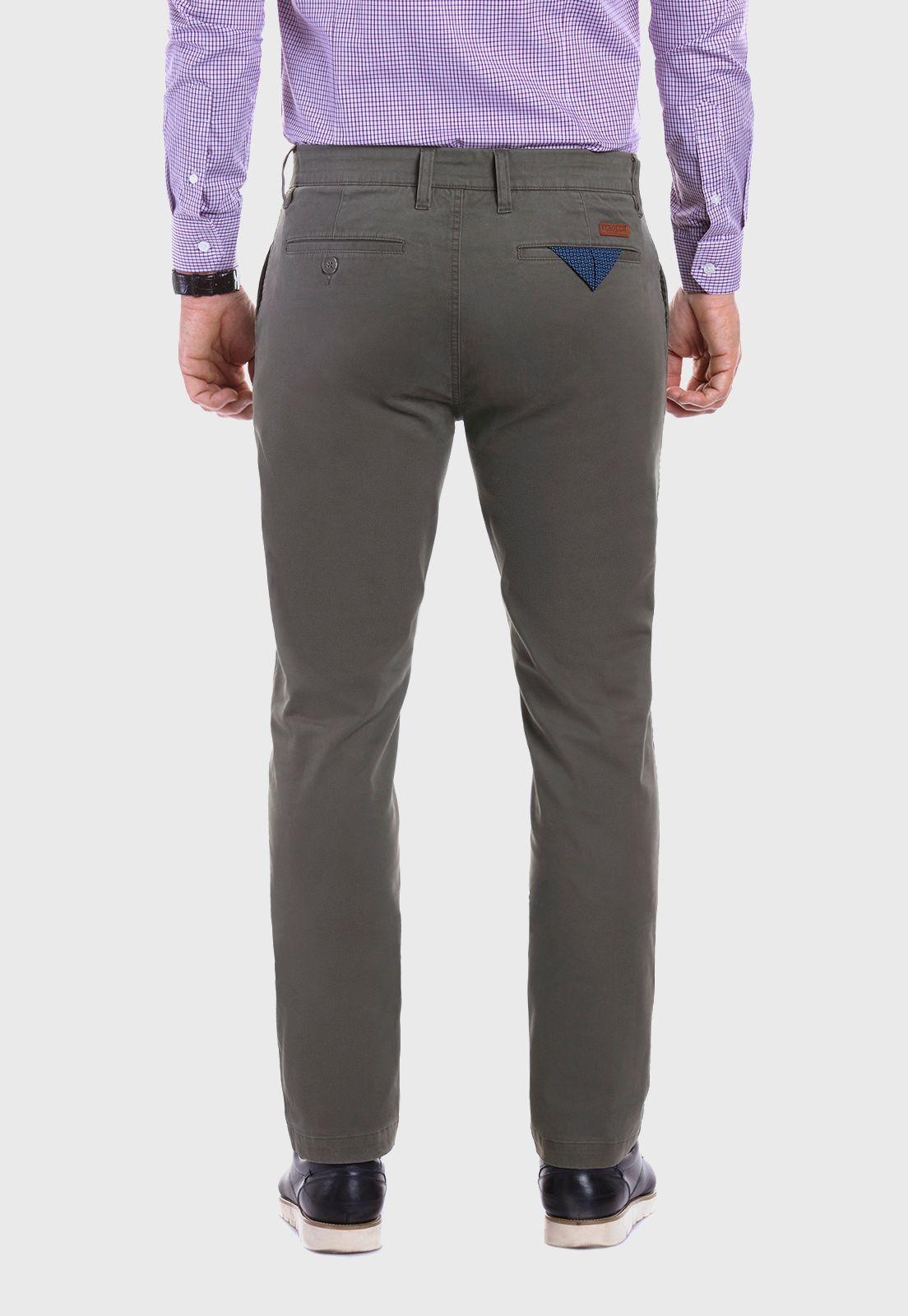 PANTALÓN TWILL SLIM /33 MILITARY-2