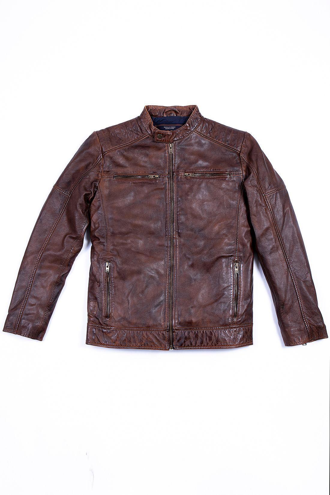 Chaqueta Biker Colorado Fj Dk. Brown-0